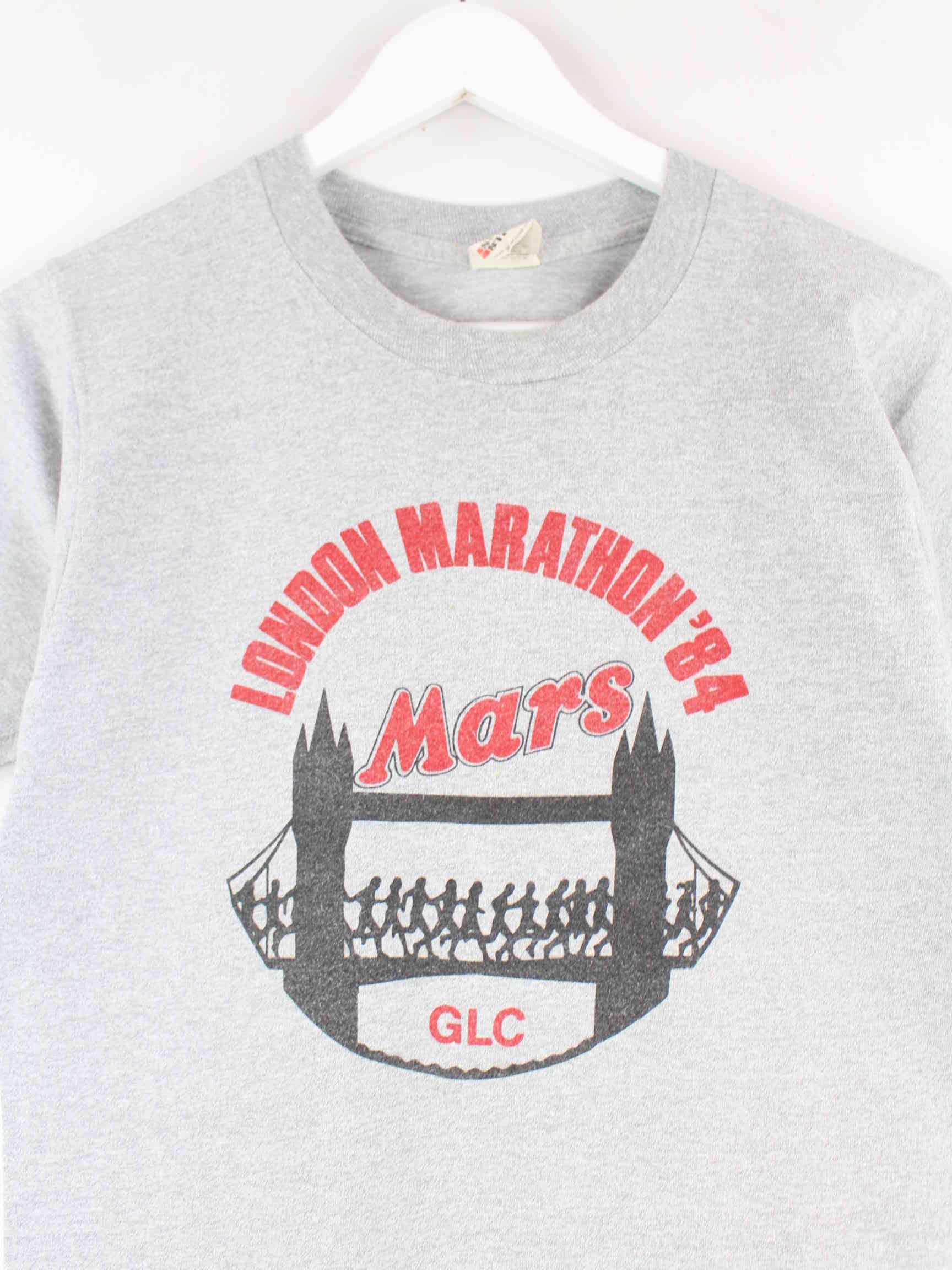 Screen Stars 1984 Vintage Mars Marathon Single Stitch T-Shirt Grau S (detail image 1)