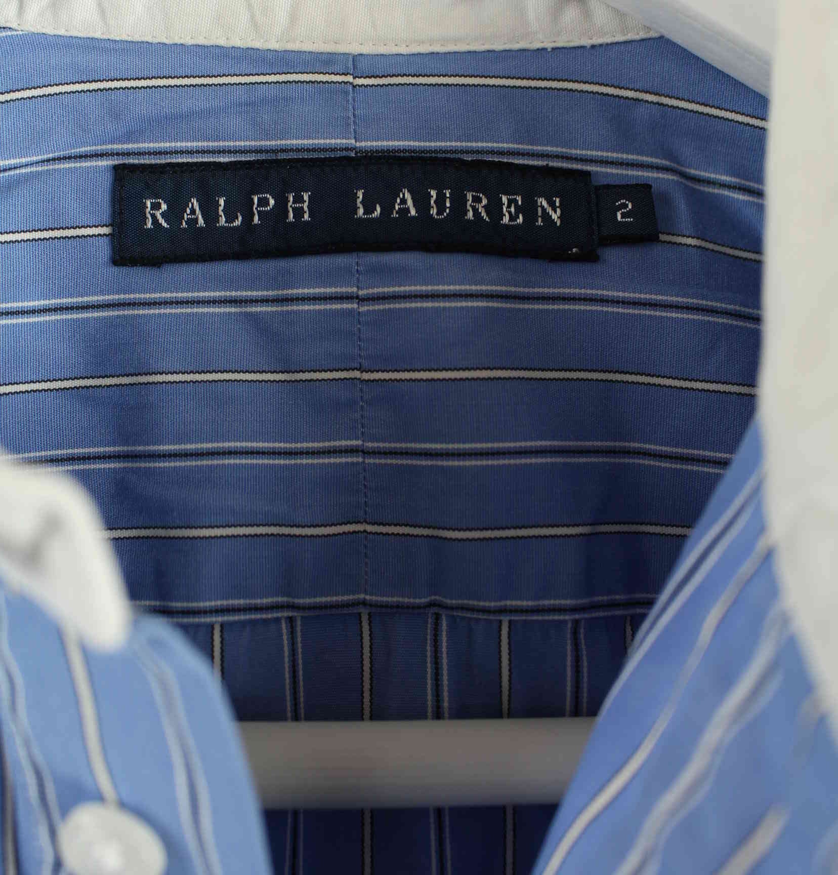 Ralph Lauren Damen Striped Hemd Blau S (detail image 2)