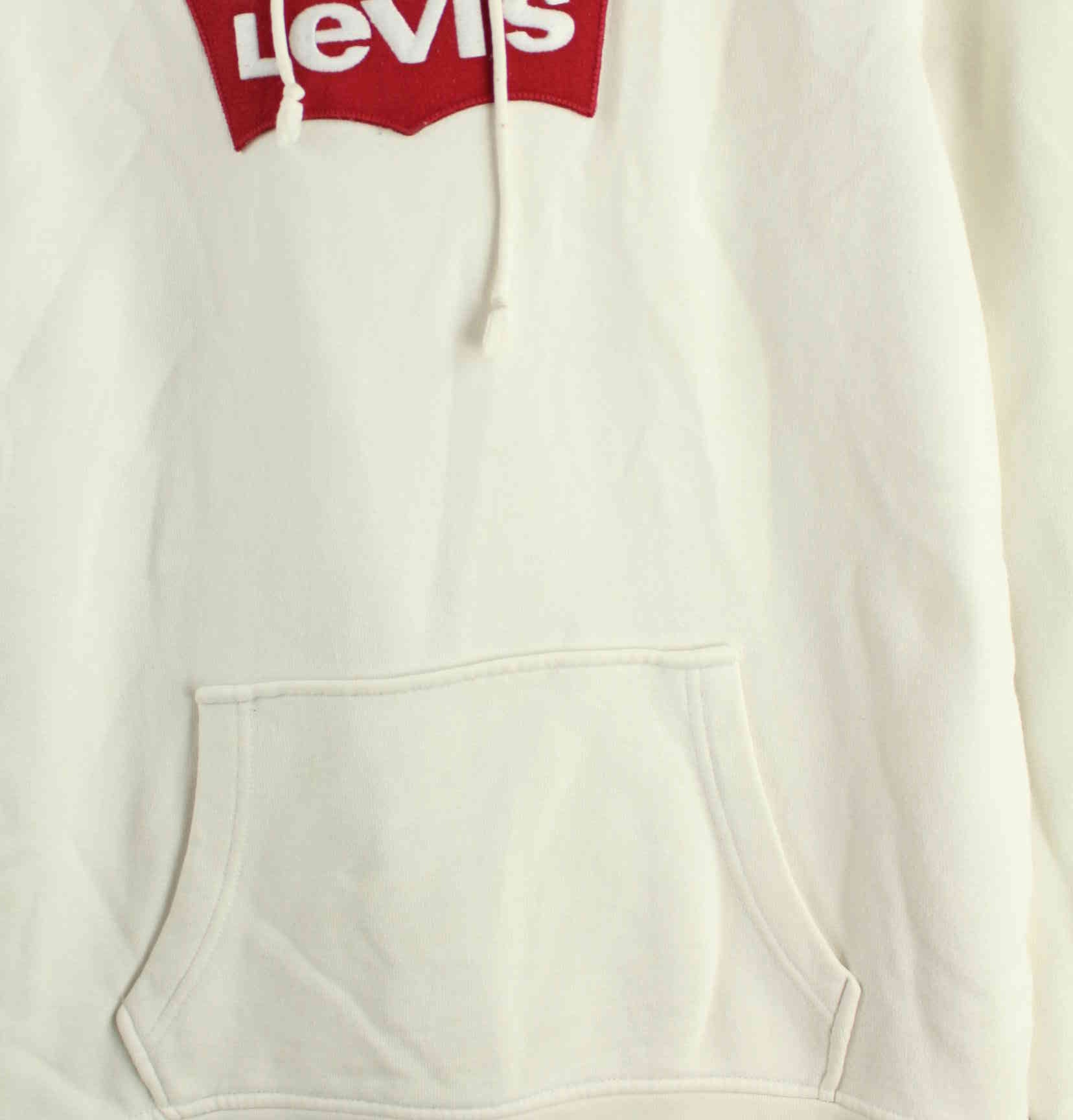 Levi's Damen Embroidered Logo Hoodie Weiß M (detail image 1)