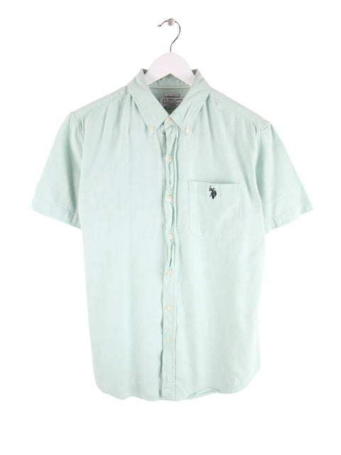 U.S. Polo ASSN. Classic Kurzarm Hemd Grün S