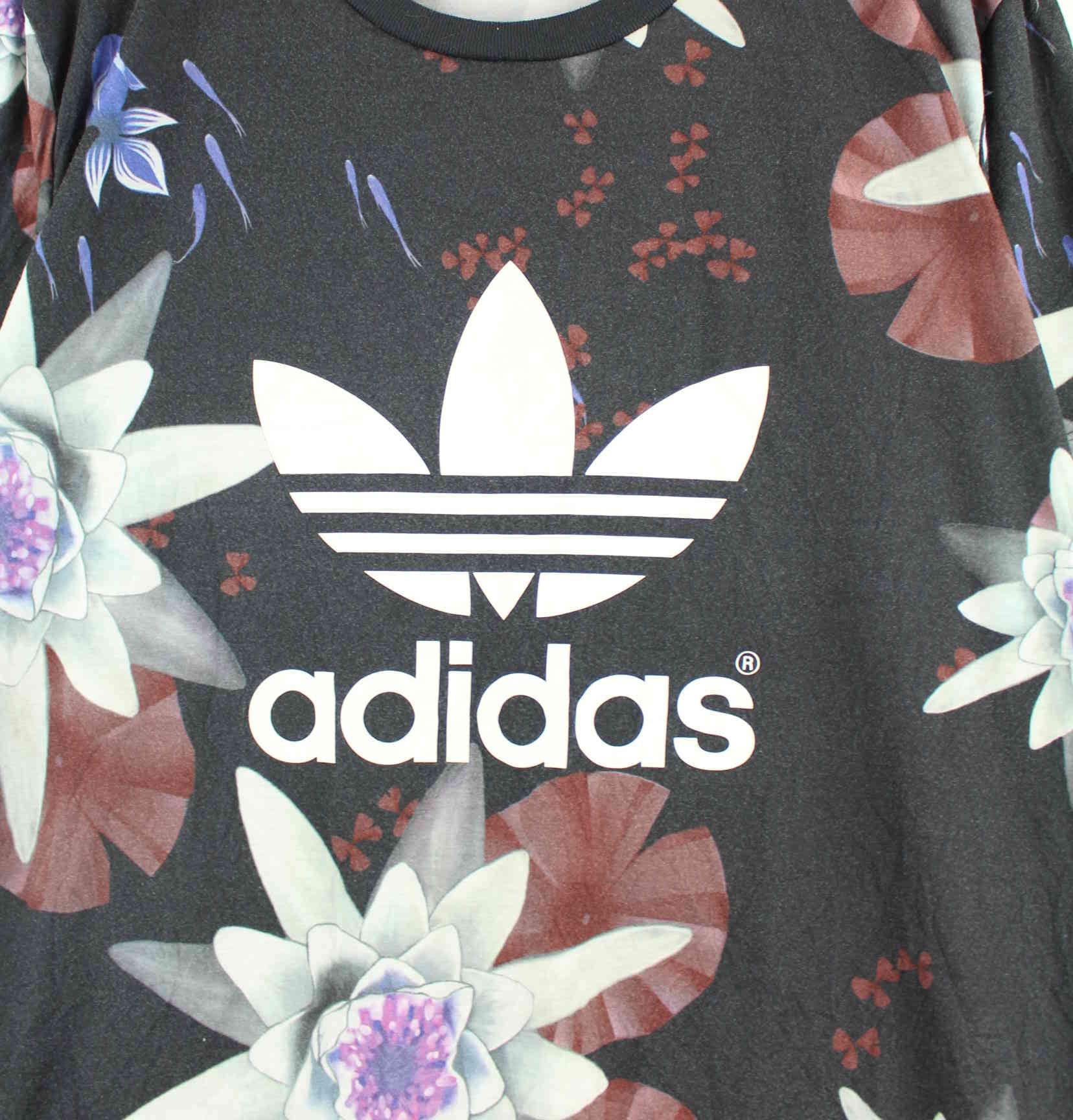 Adidas Flowers Motive T-Shirt Mehrfarbig XL (detail image 1)