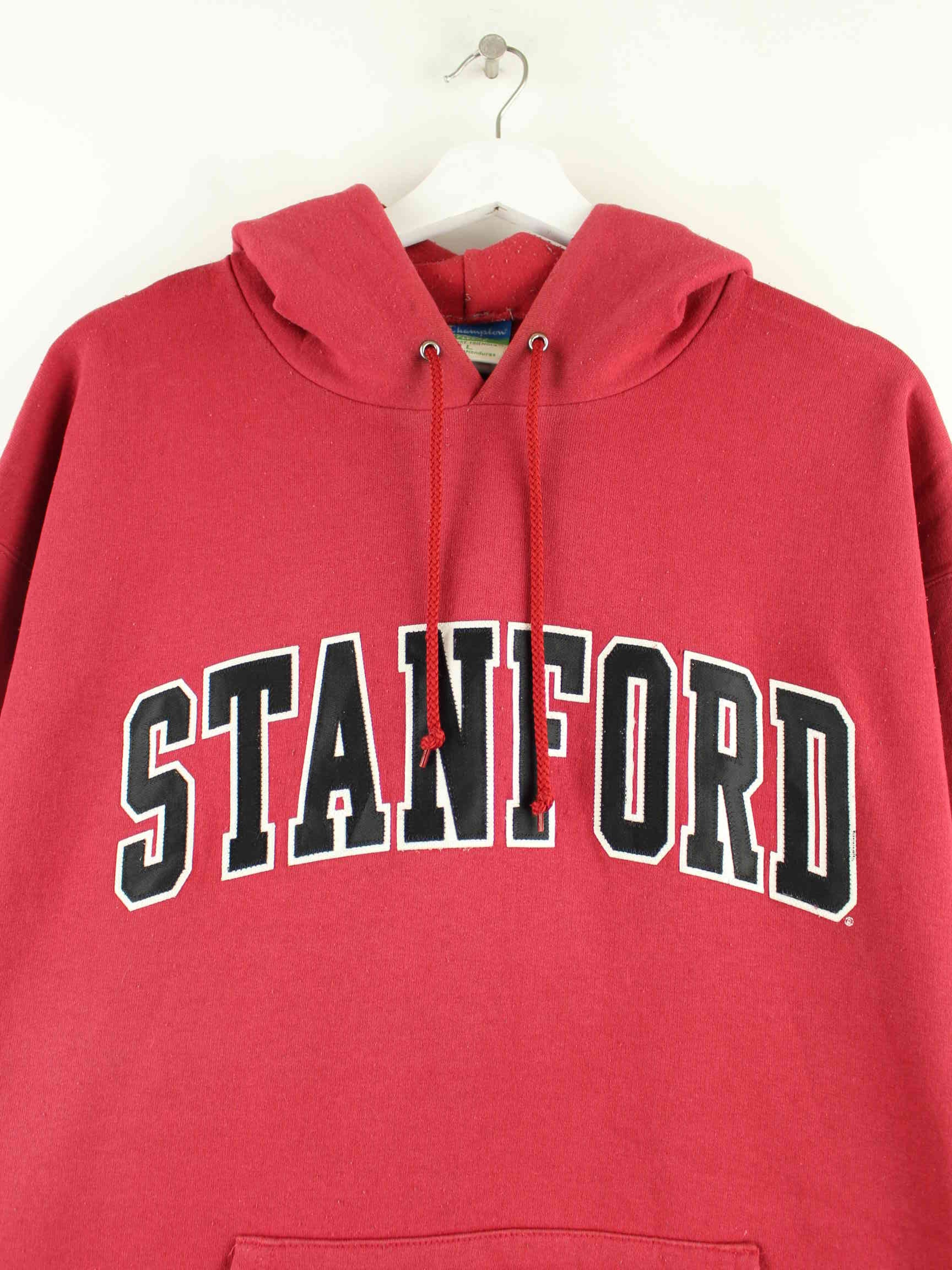 Champion Stanford Embroidered Hoodie Rot L (detail image 1)