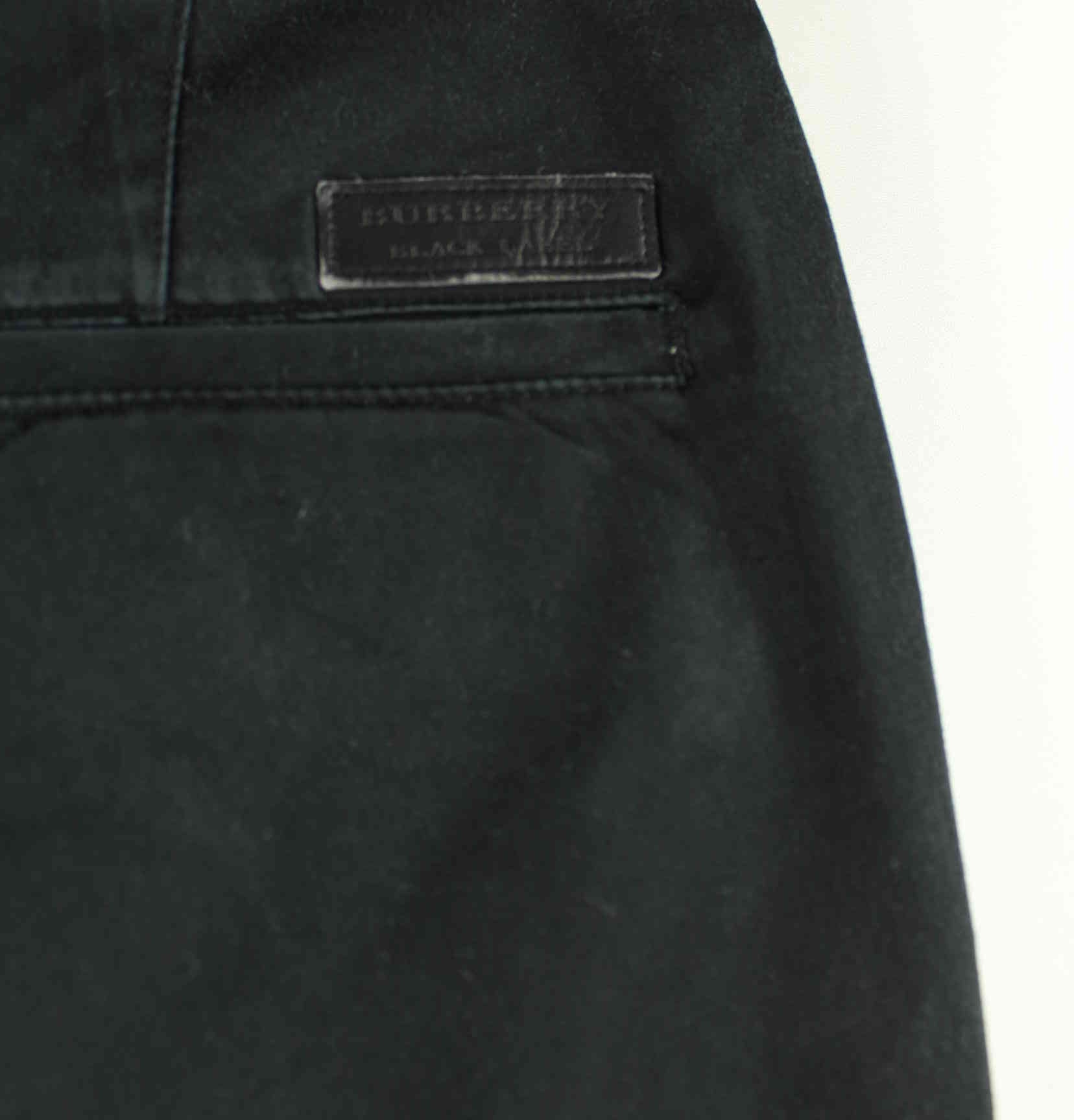 Burberry Black Label Hose Schwarz W28 L30 (detail image 2)