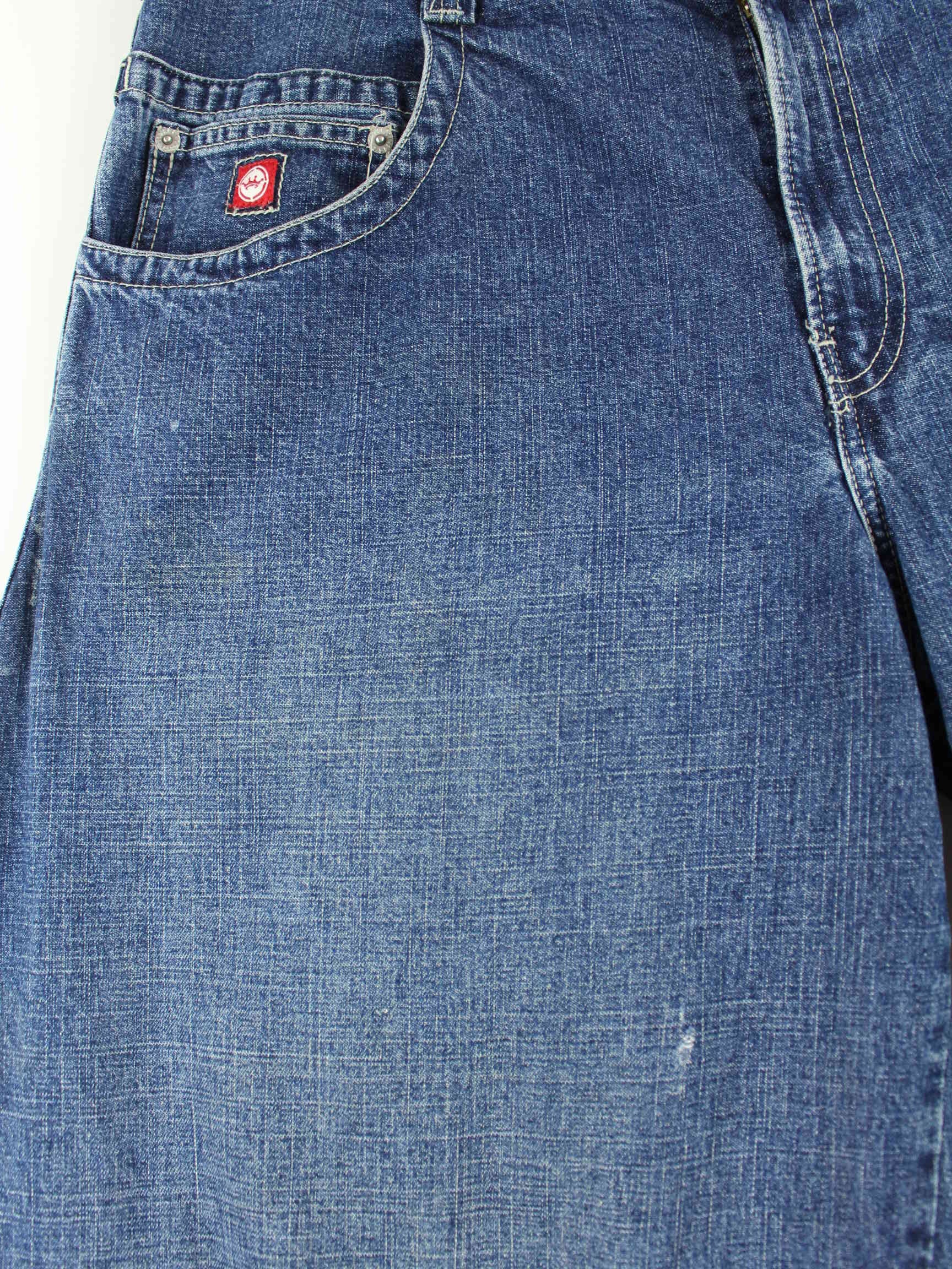 JNCO y2k Carpenter Dragon Embroidered Jeans Blau W34 L32 (detail image 1)