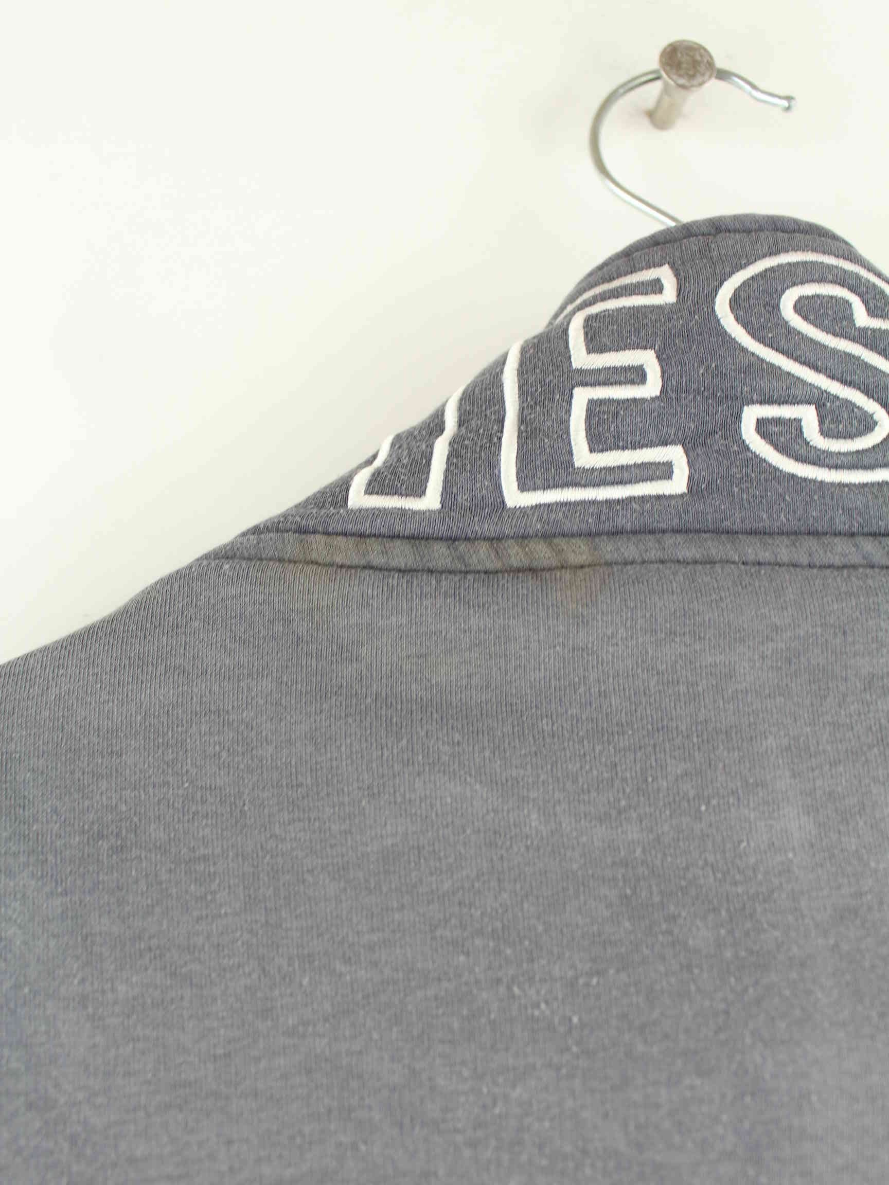 Diesel Embroidered Half Zip Sweater Grau XXL (detail image 6)