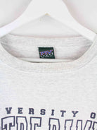 Vintage 90s Notre Dame Print Single Stitch T-Shirt Grau 4XL (detail image 2)