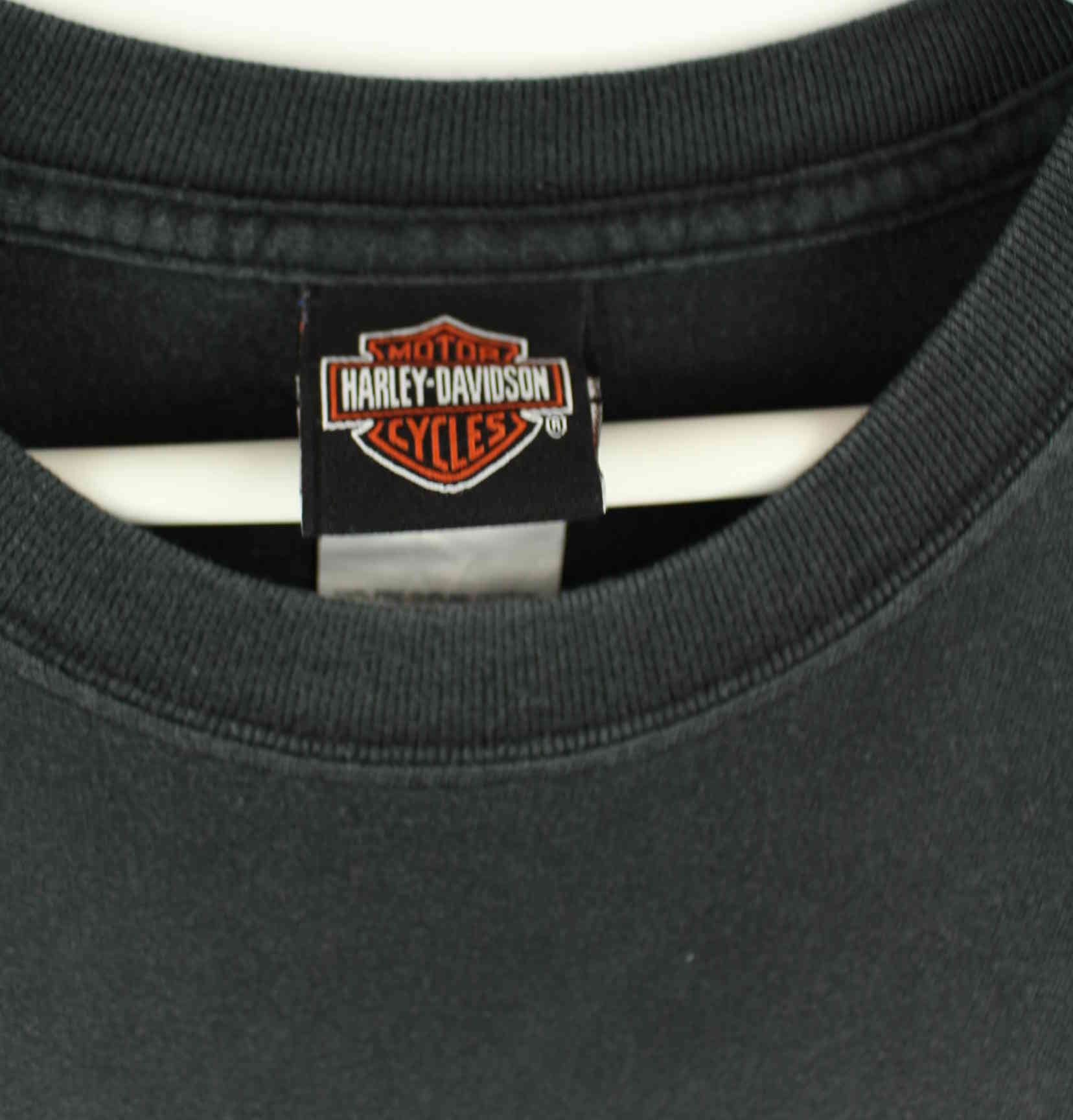 Harley Davidson y2k Tempe Arizona Print T-Shirt Schwarz L (detail image 3)