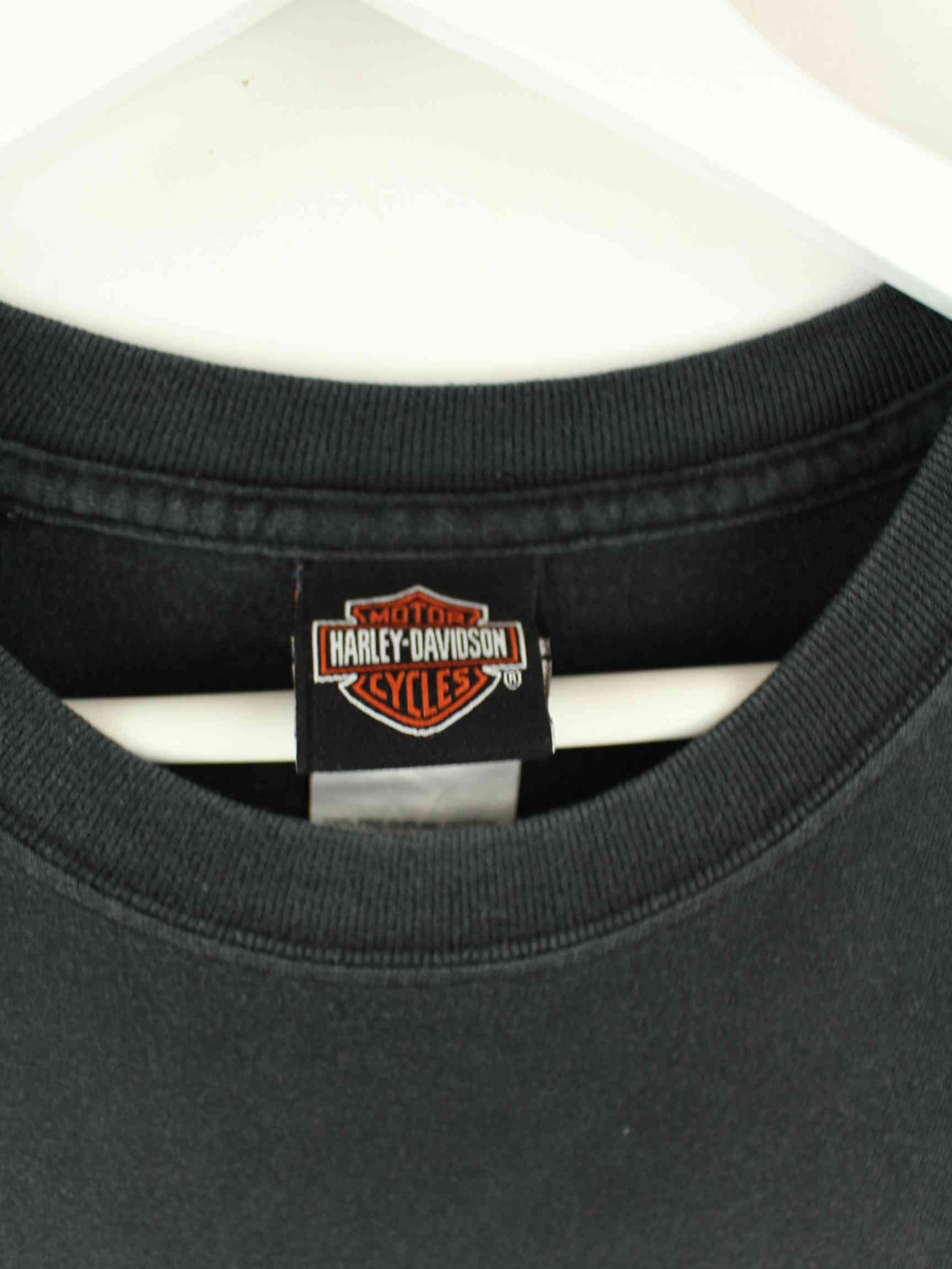 Harley Davidson y2k Tempe Arizona Print T-Shirt Schwarz L (detail image 3)