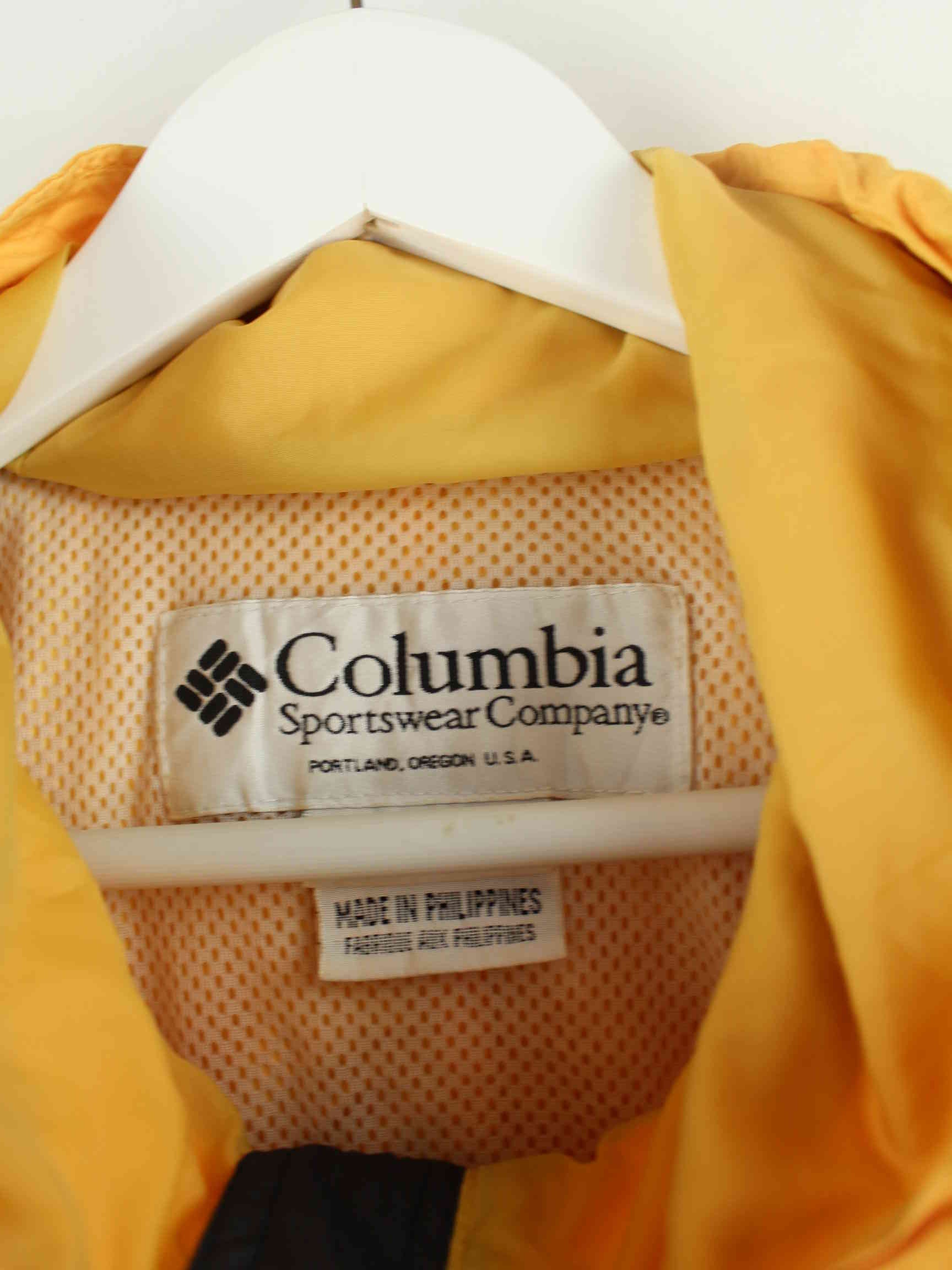 Columbia Damen 90s Vintage Regen Jacke Gelb L (detail image 2)