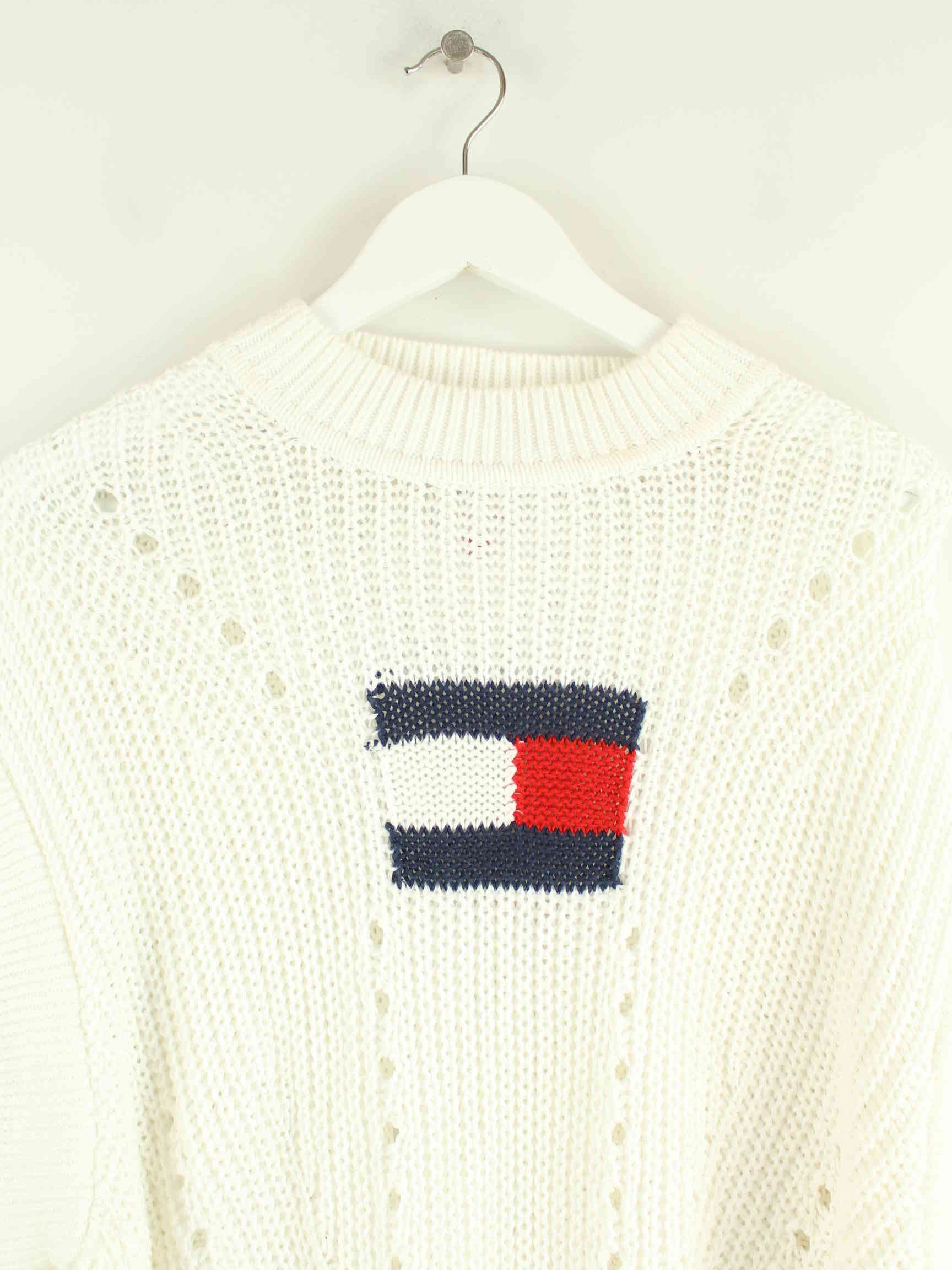 Tommy Hilfiger Damen Pullover Weiß M (detail image 1)