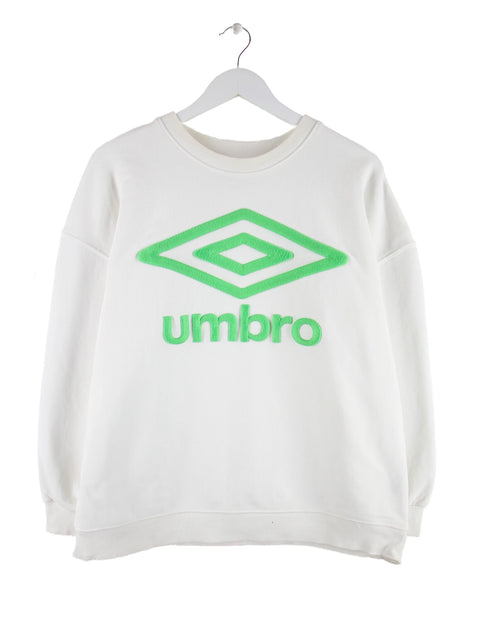 Umbro Big Logo Sweater Weiß S