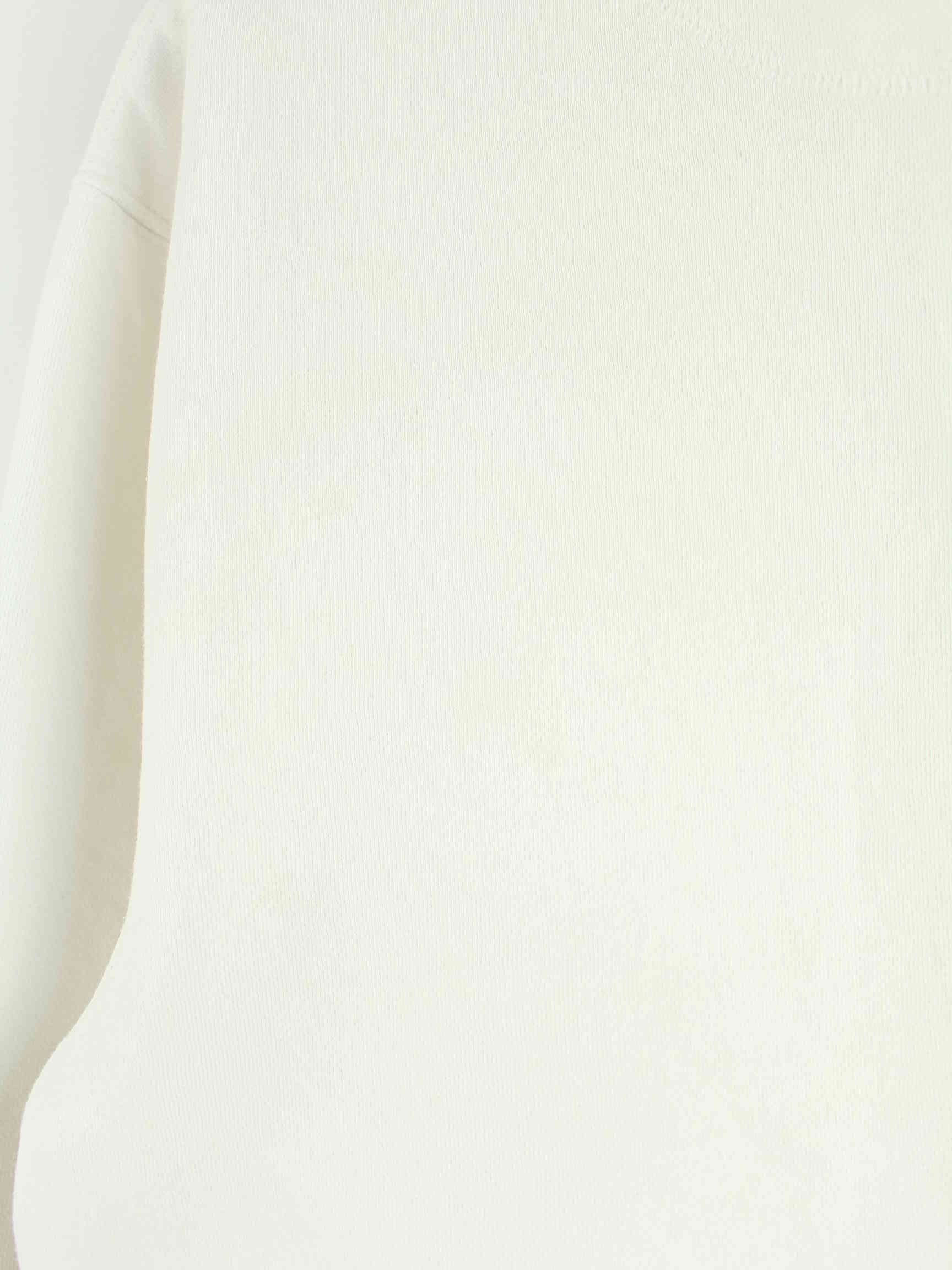 Jansport y2k Pennstate Embroidered Half Zip Sweater Weiß S (detail image 3)