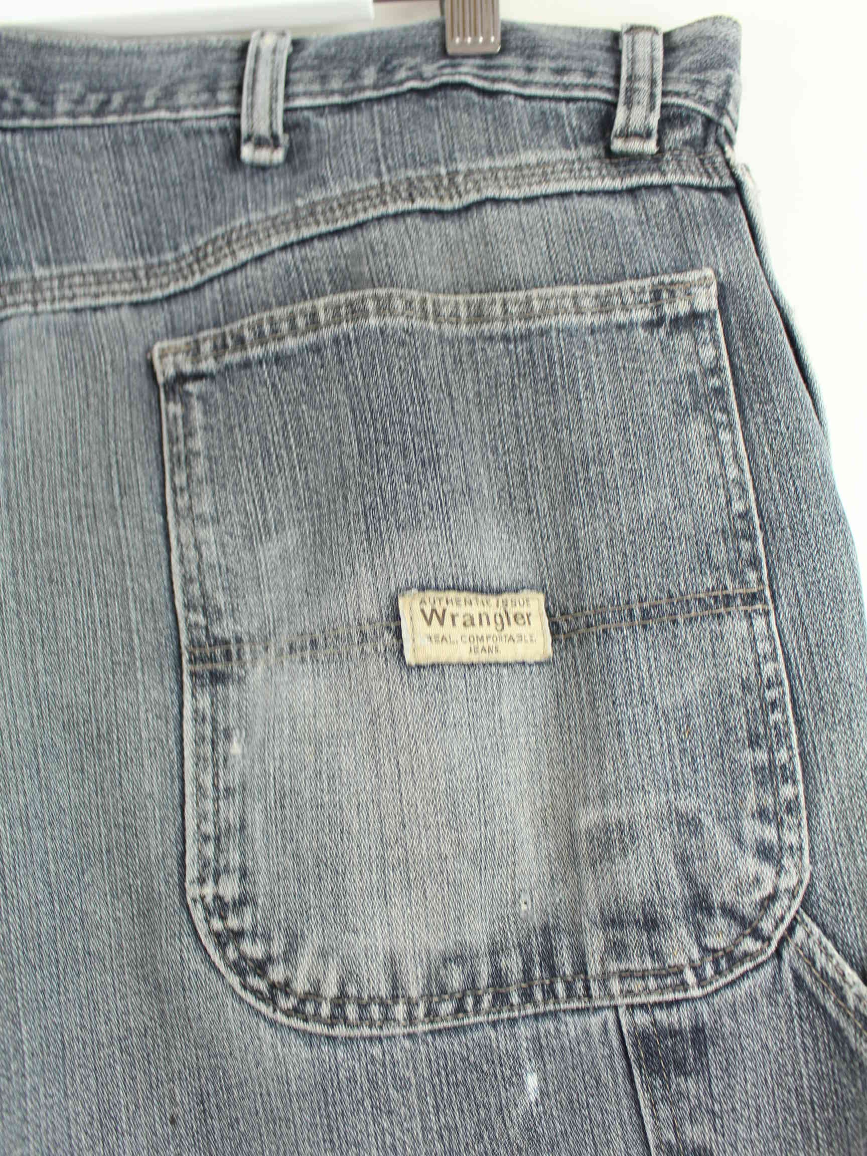 Wrangler y2k Carpenter Jeans Grau W36 L34 (detail image 8)