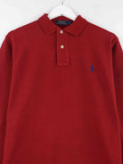 Ralph Lauren Langarm Polo Rot S (detail image 1)