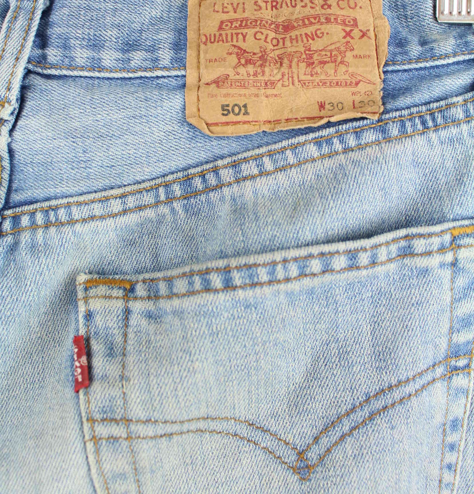 Levi's 501 Jeans Blau W28 L28 (detail image 5)