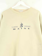 Vintage y2k Sail Away Embroidered Sweater Beige XL (detail image 1)