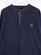 Chaps by Ralph Lauren 90s Vintage Embroidered Sweatshirt Blau XXL (detail image 1)