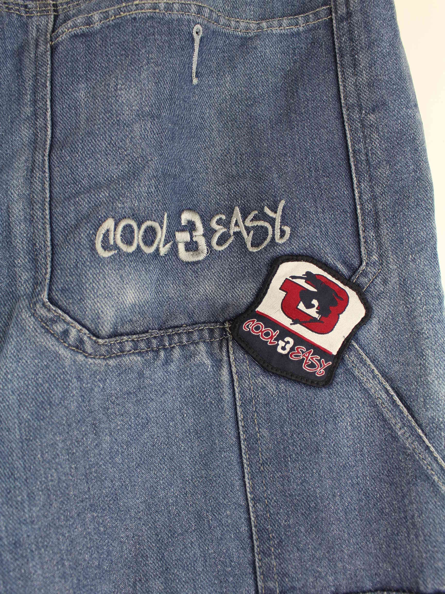 Vintage y2k Embroidered Carpenter Jeans Blau  (detail image 2)