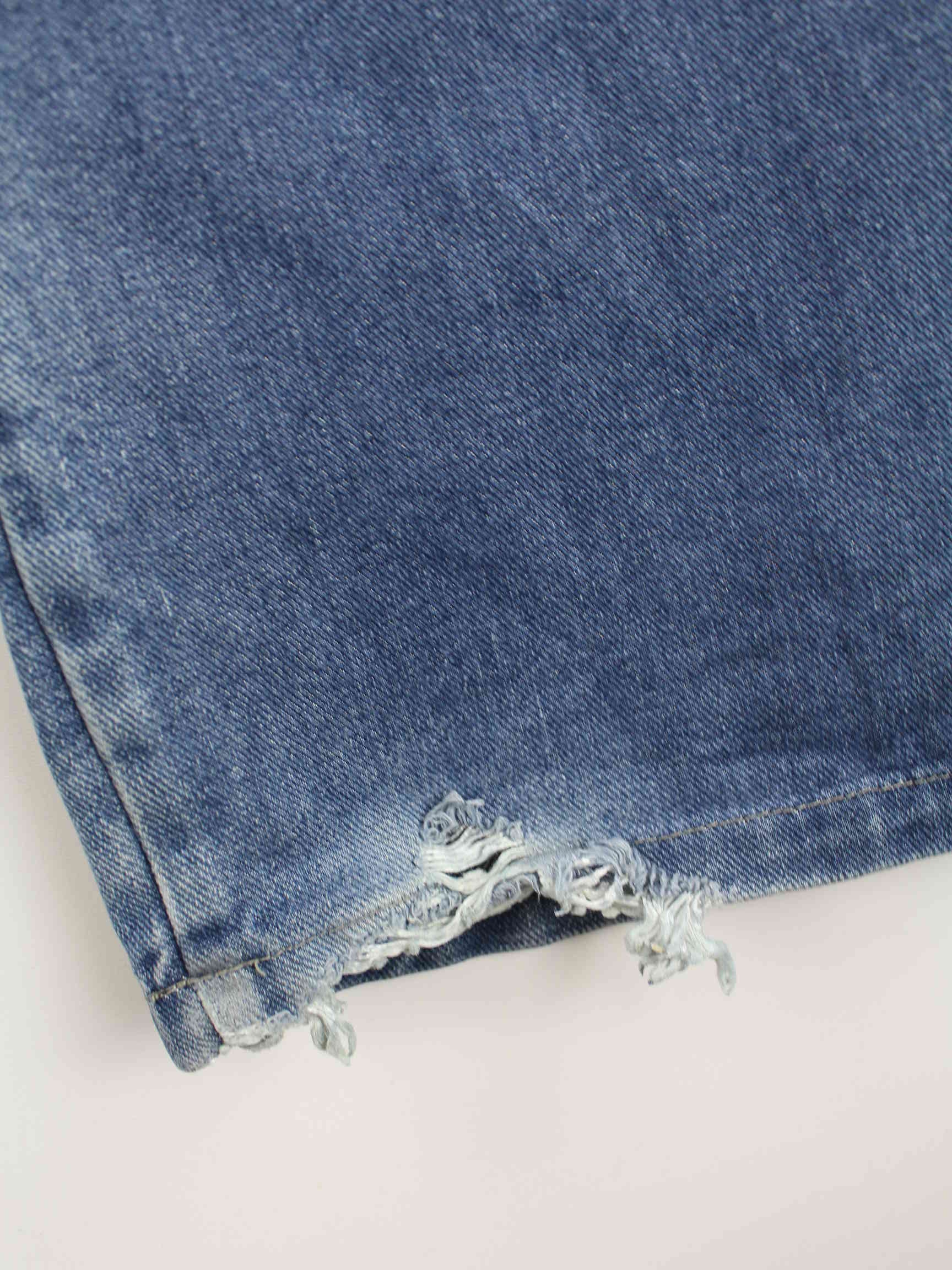 Vintage y2k Embroidered Carpenter Jeans Blau  (detail image 4)