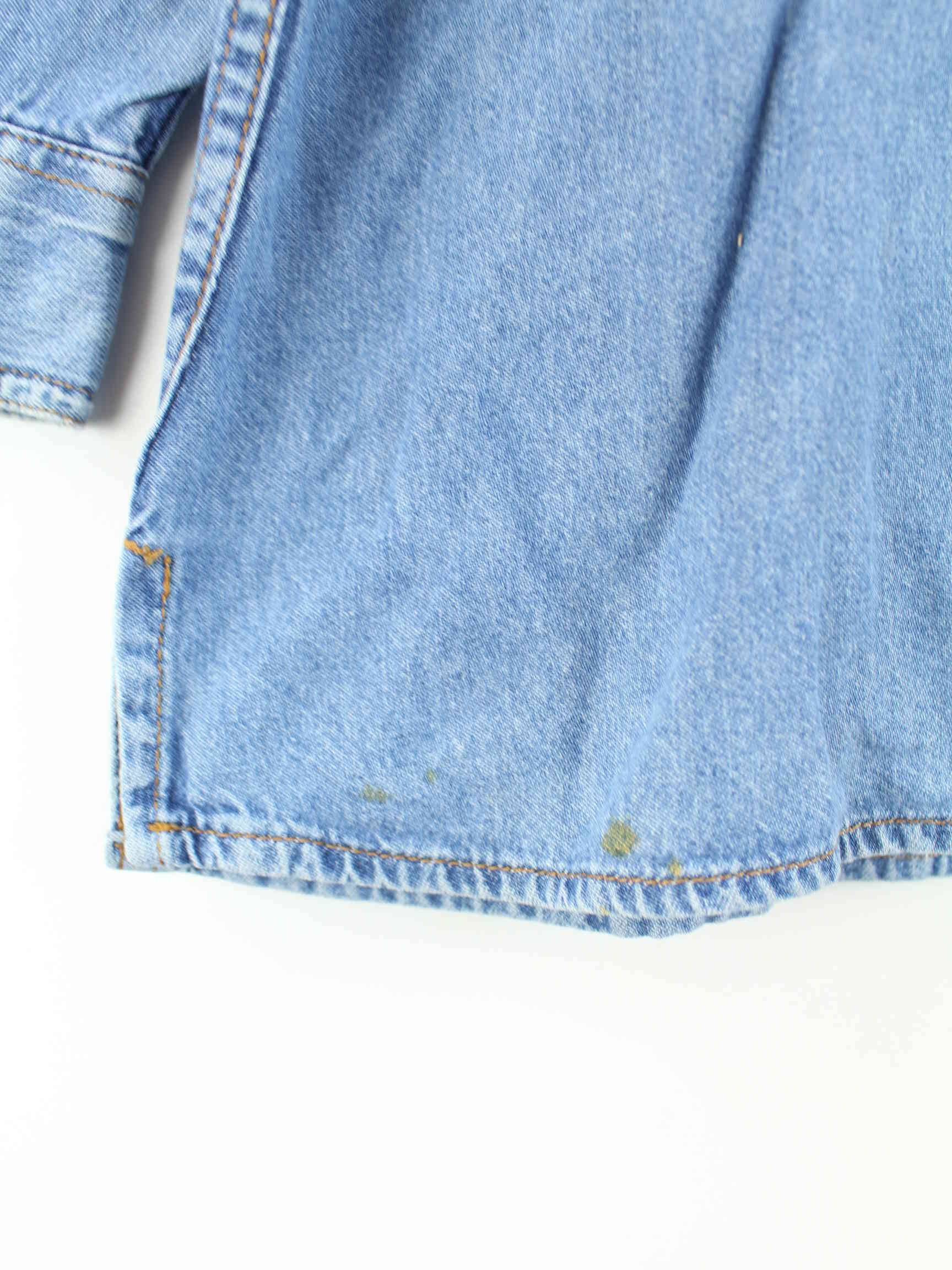 Marlboro 90s Vintage Jeans Hemd Blau XL (detail image 3)