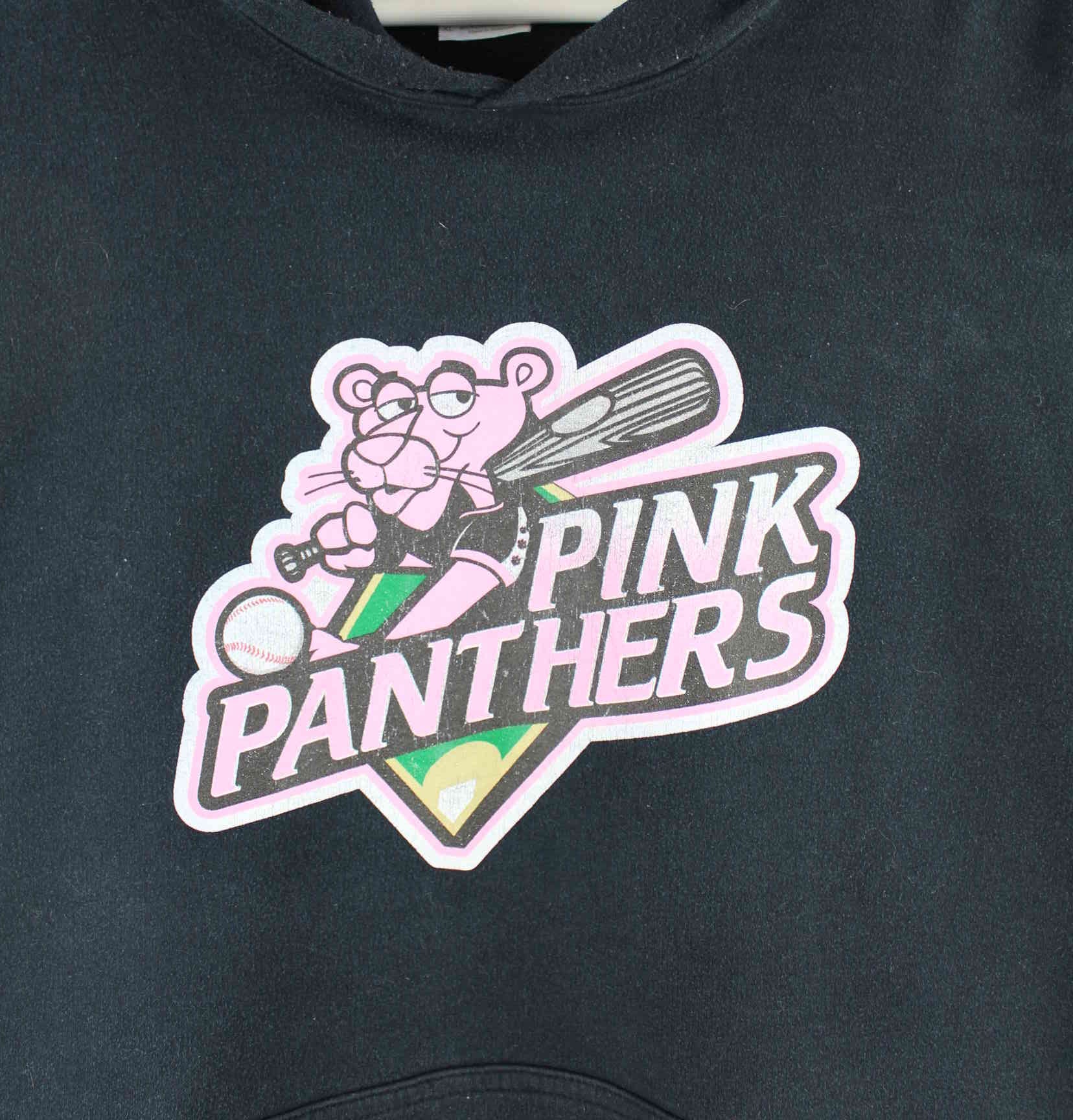 Gildan Pink Panthers Baseball Hoodie Schwarz XL (detail image 1)