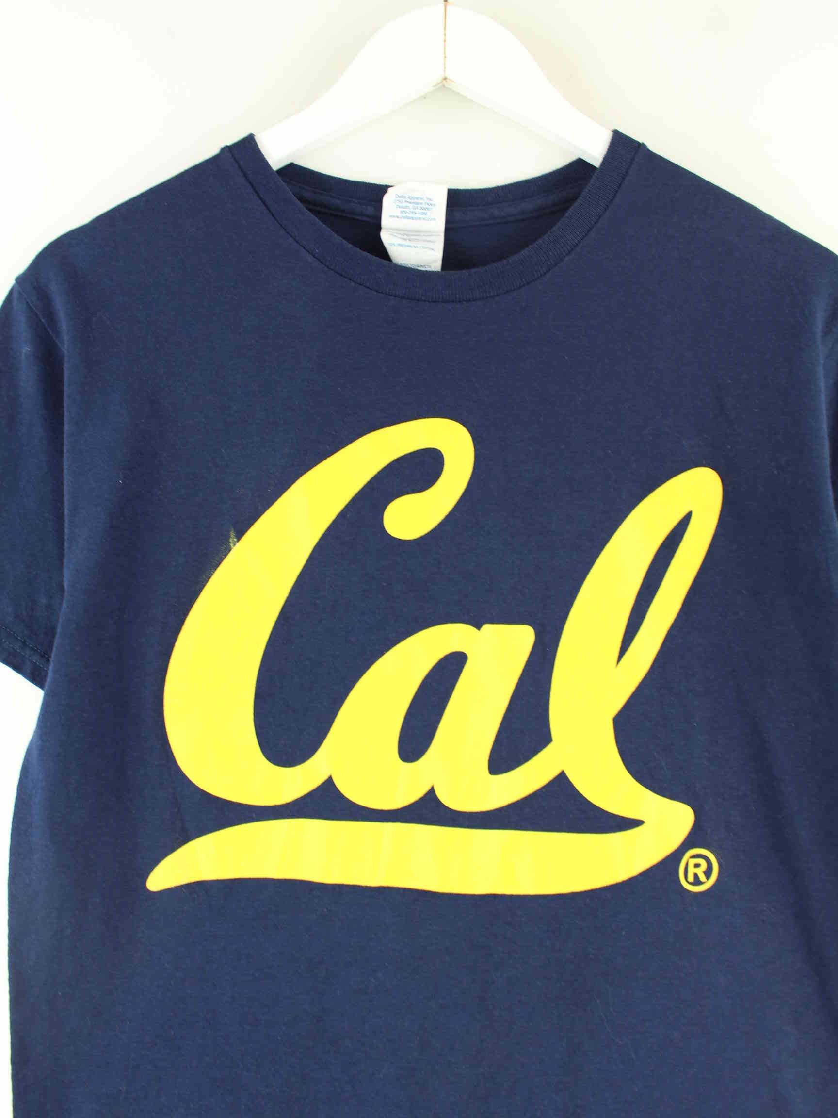 Delta 00s Berkeley California T-Shirt Blau S (detail image 1)