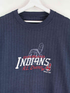 Vintage 1997 MLB Cleveland Indians Sweater Blau XL (detail image 1)