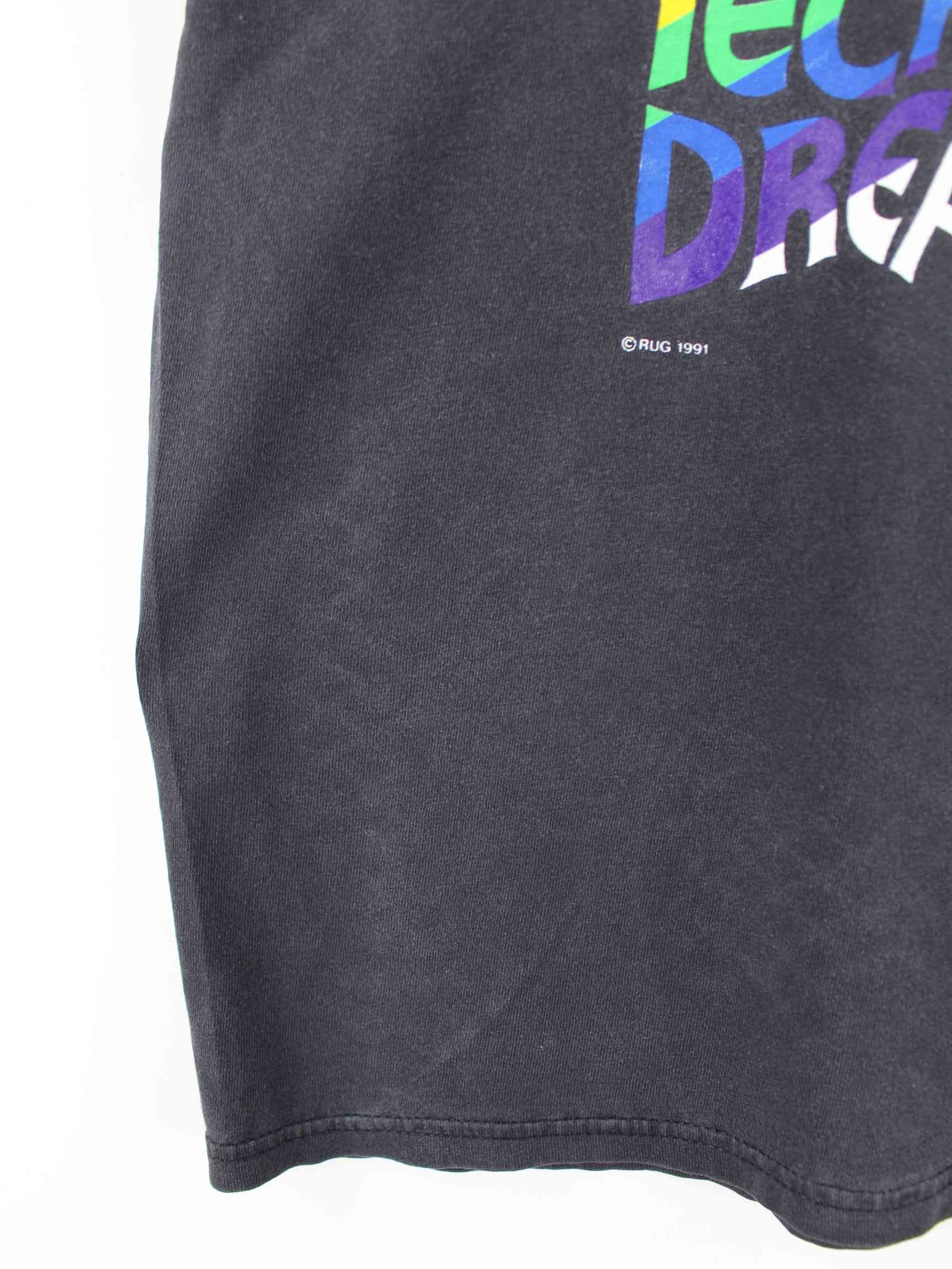 Hanes 1991 Vintage Dreamcoat Print T-Shirt Grau XL (detail image 4)