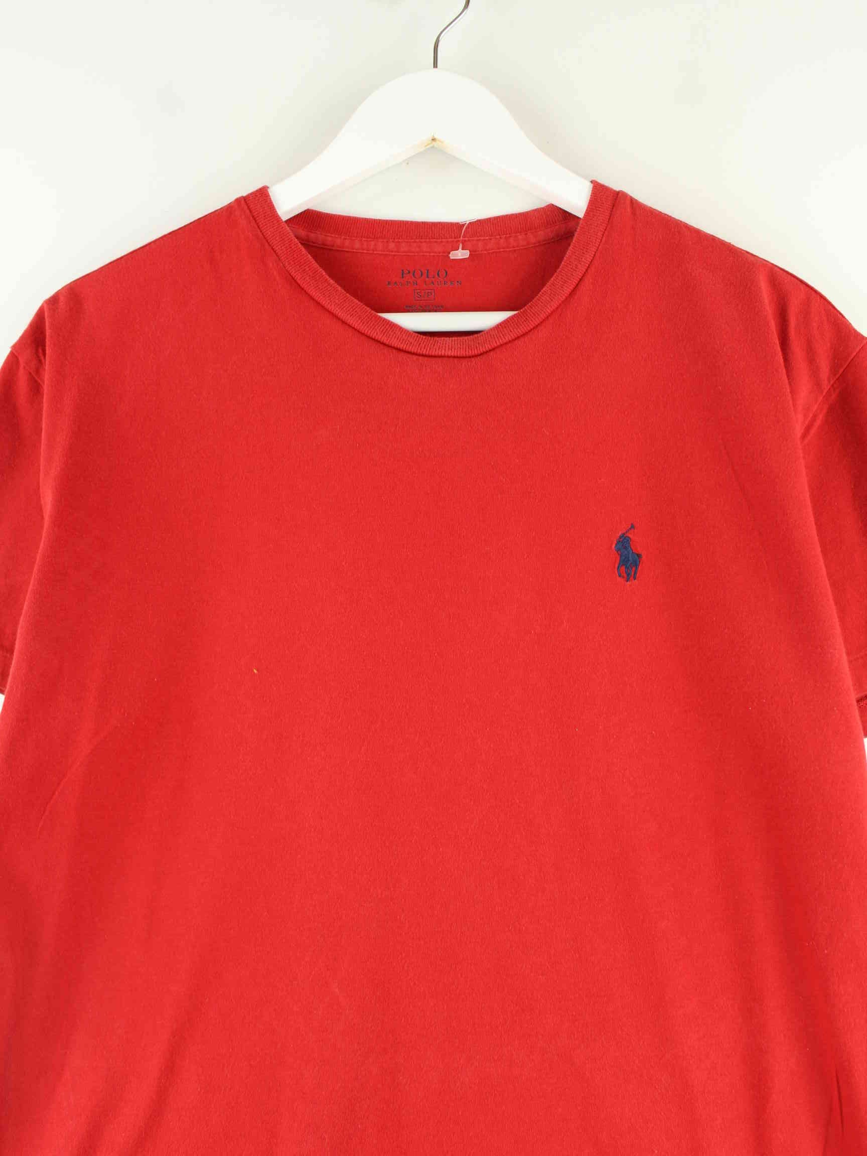 Ralph Lauren Basic T-Shirt Rot S (detail image 1)