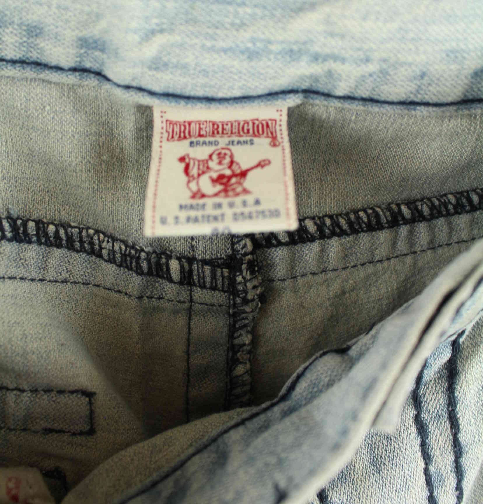True Religion y2k Billie Super T Jeans Blau W40 L32 (detail image 1)