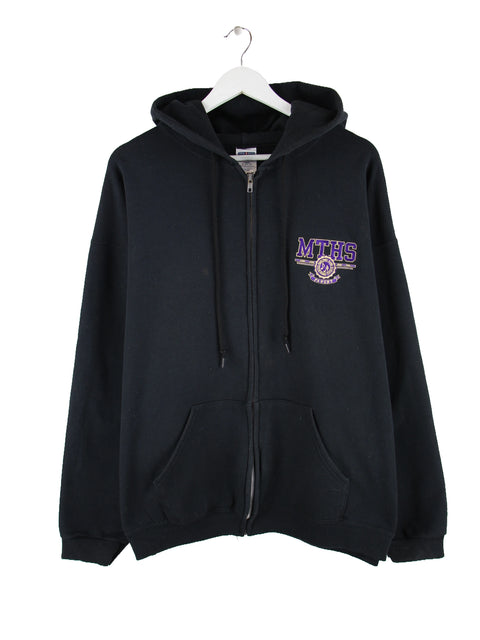 Jerzees 00s Chorus Marching Band Zip Hoodie Schwarz XXL