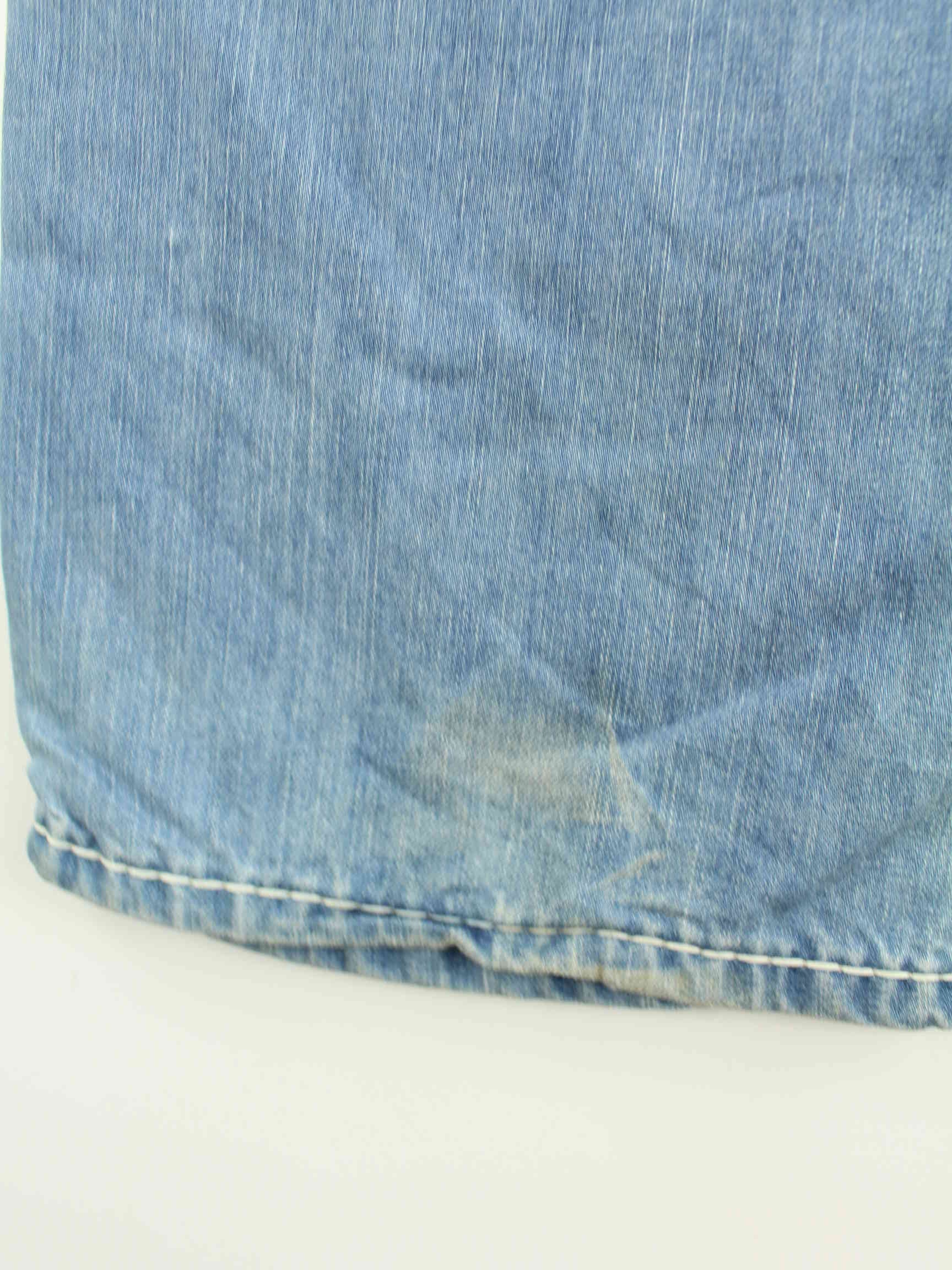 True Religion y2k Ricky Rainbow Jeans Blau W34 L34 (detail image 3)