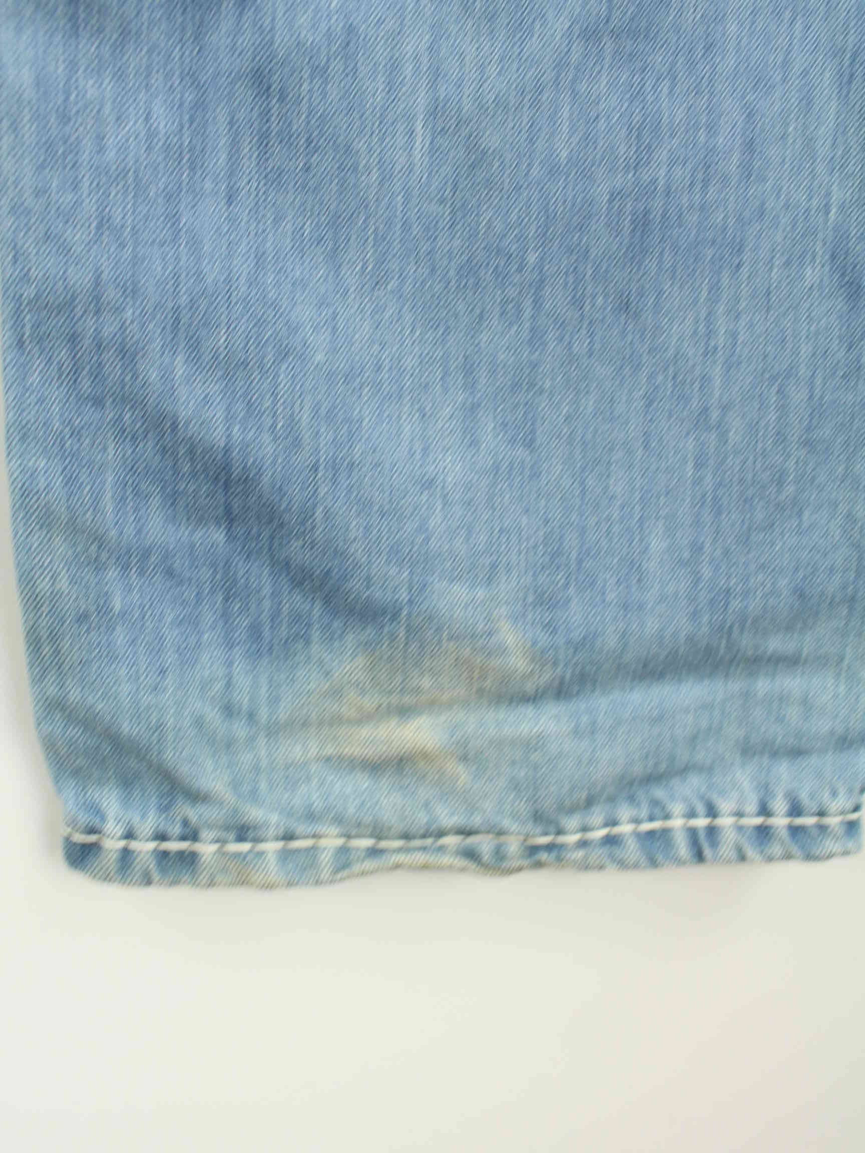 True Religion y2k Ricky Rainbow Jeans Blau W34 L34 (detail image 4)