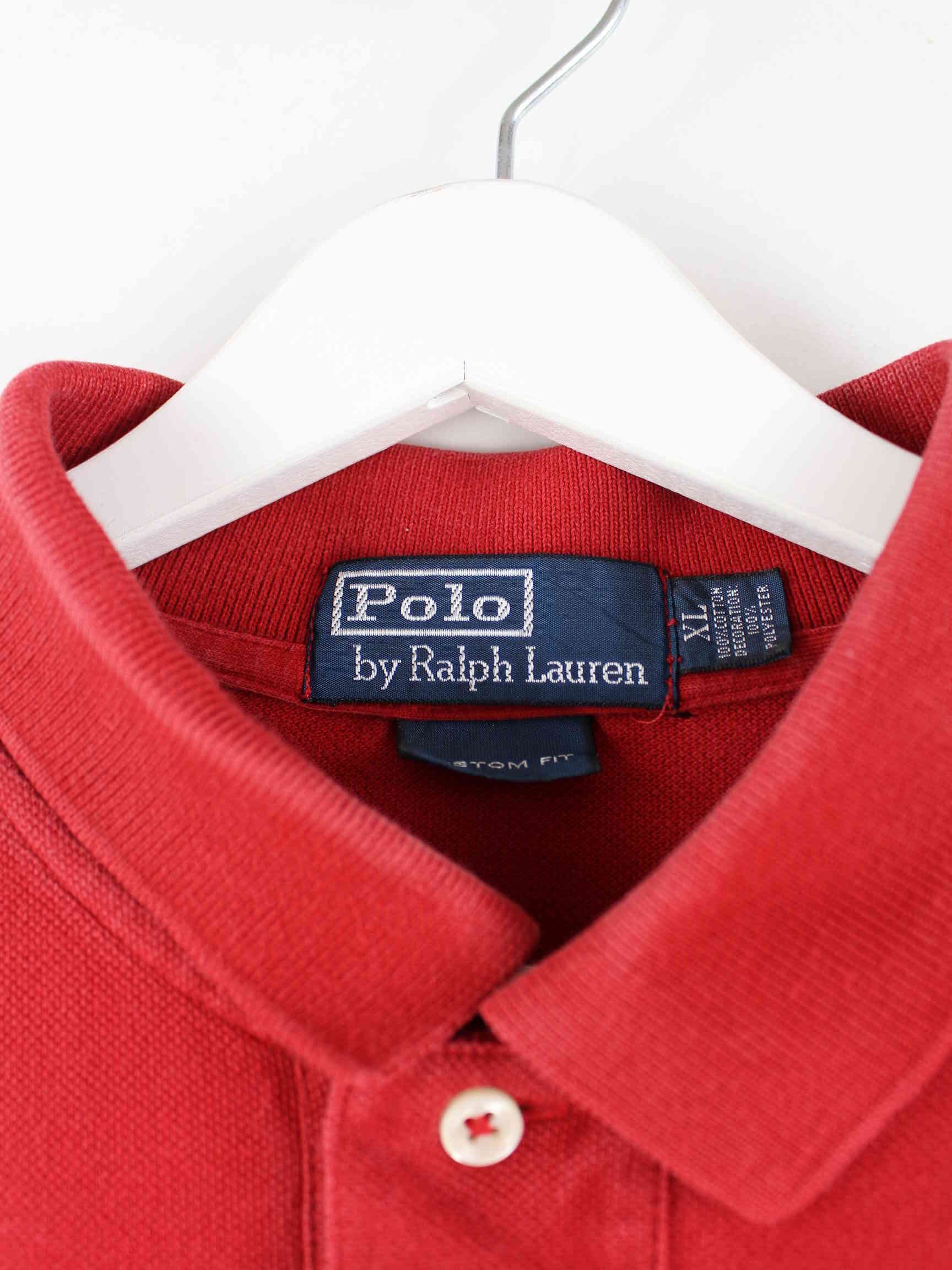 トップス 90s vintage Ralph Lauren polo shirt Vintage 90s Polo Ralph Lauren Sweden #2 Rugby Polo Shirt Mens