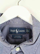 Ralph Lauren 90s Vintage Short Sleeve Hemd Blau L (detail image 2)