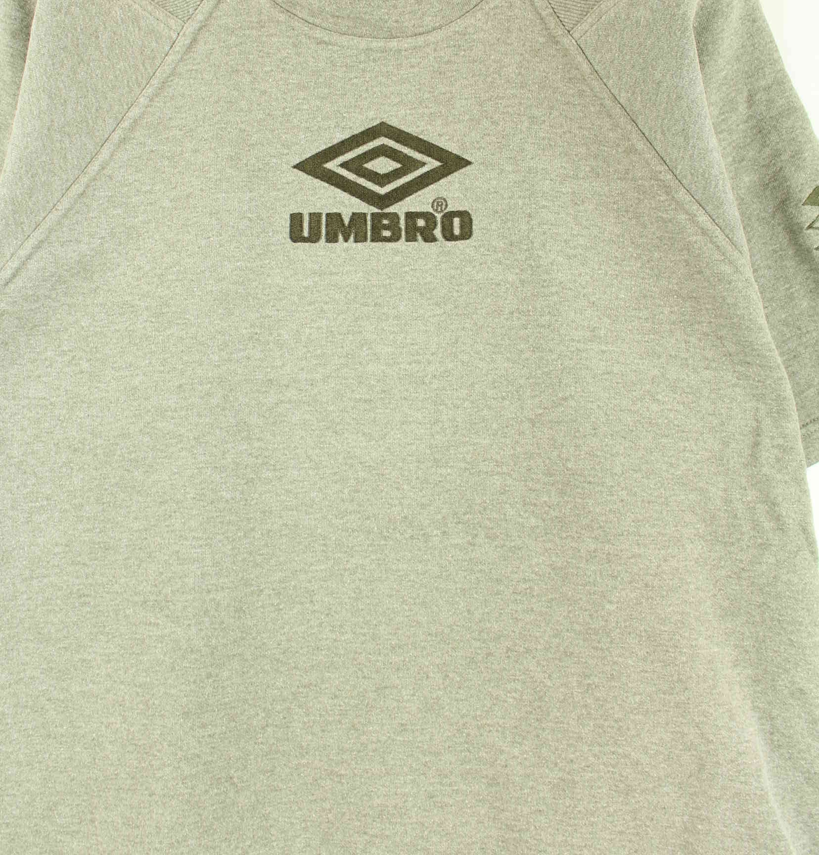 Umbro 90s Vintage Embroidered Heavy T-Shirt Grün XL (detail image 1)