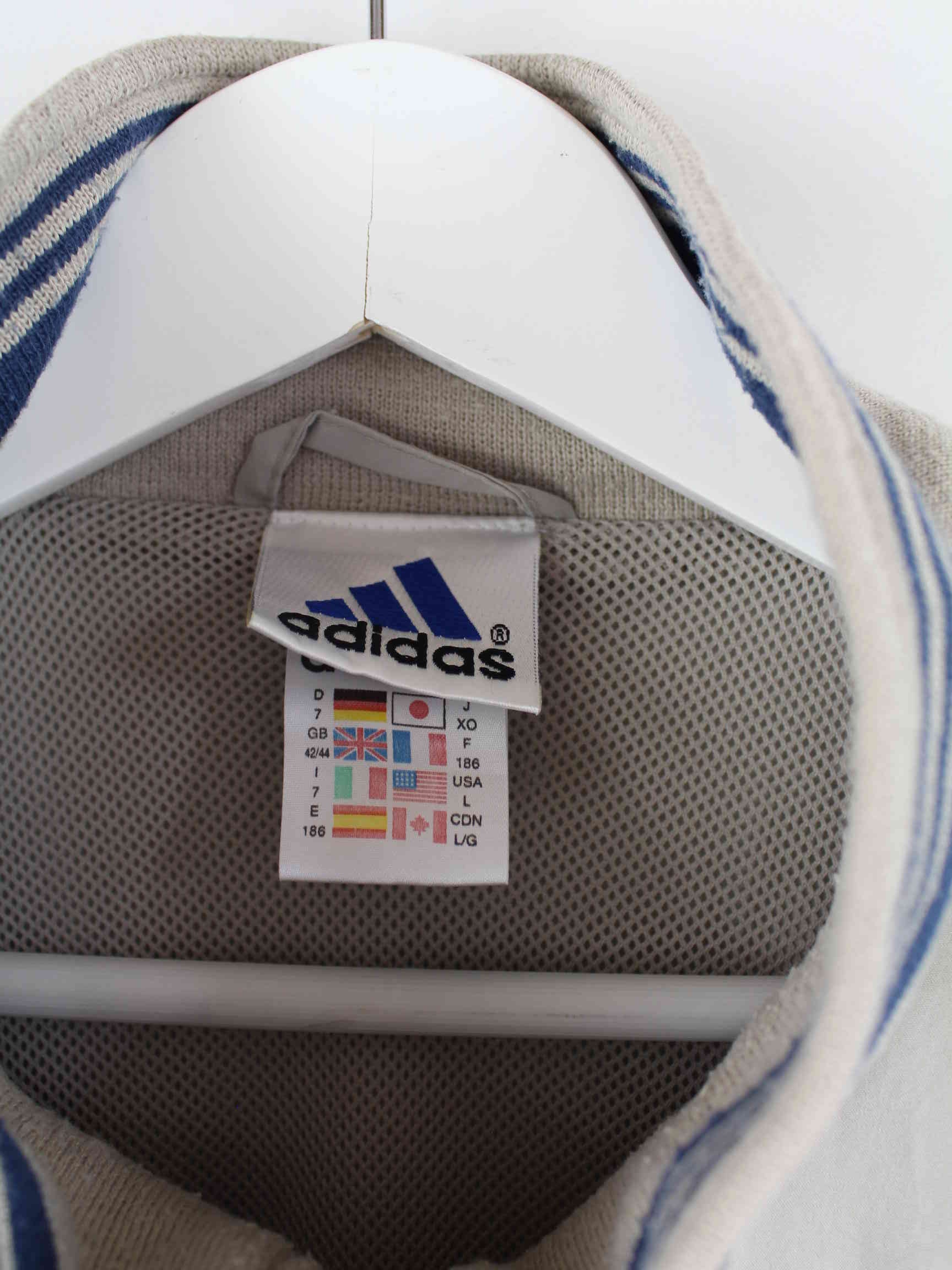 Adidas 90s Vintage Perfomance Trainingsjacke Grau XL (detail image 2)