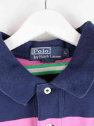 Ralph Lauren y2k Gestreiftes Polo Blau L (detail image 2)