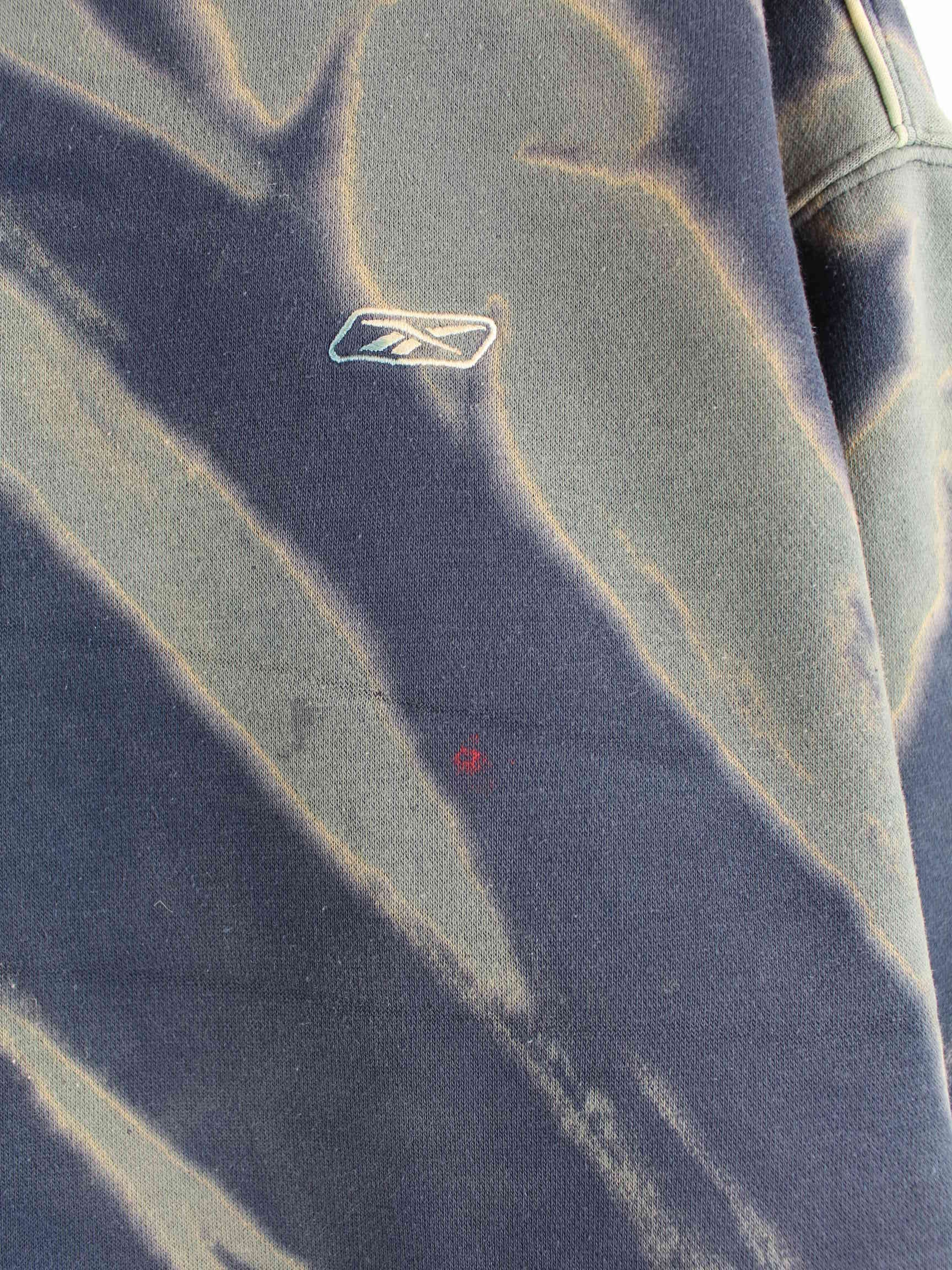 Reebok y2k Embroidered Tie Dye Sweater Blau M (detail image 2)