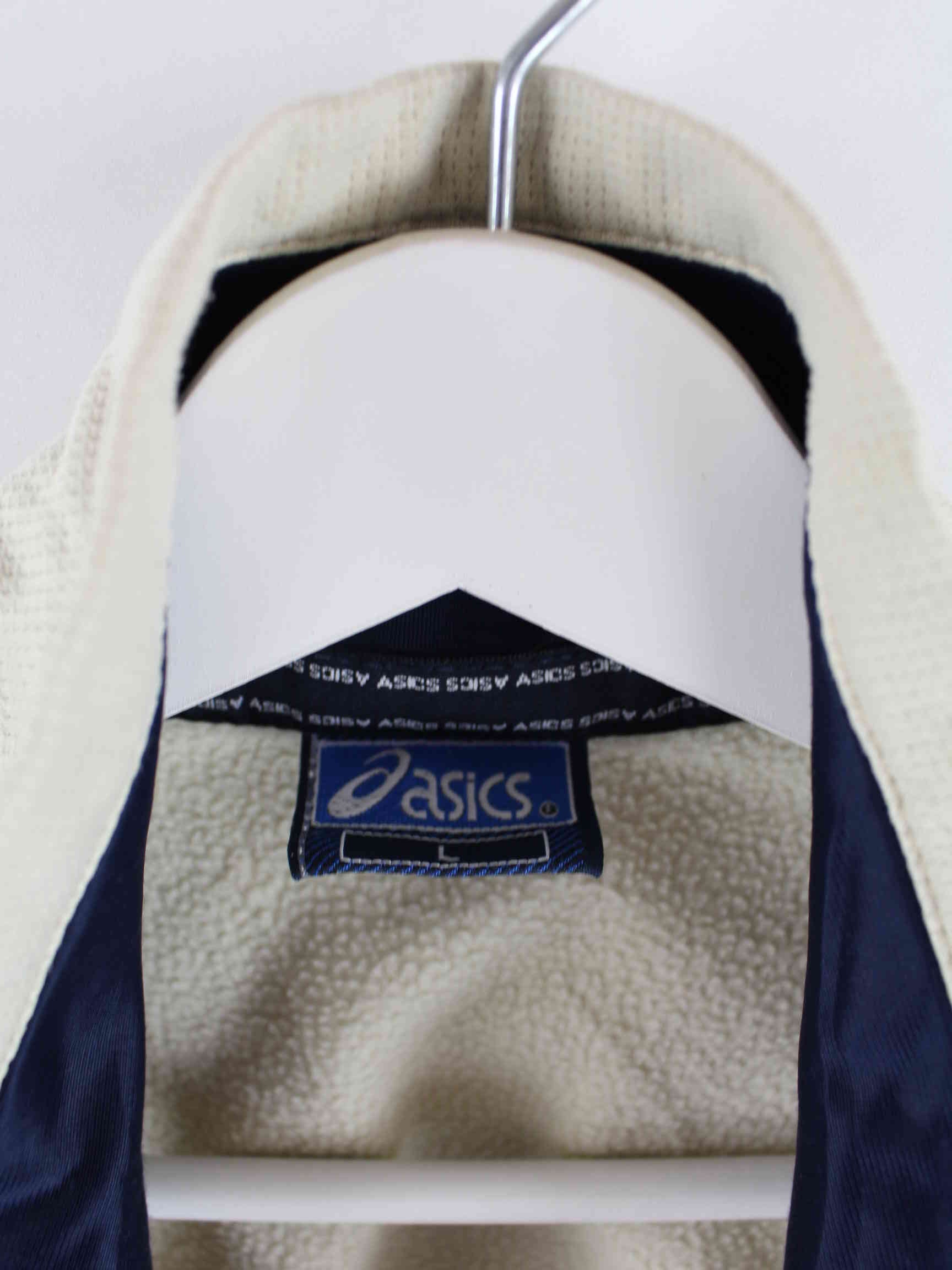 Asics 90s Vintage Trainingsjacke Beige L (detail image 2)