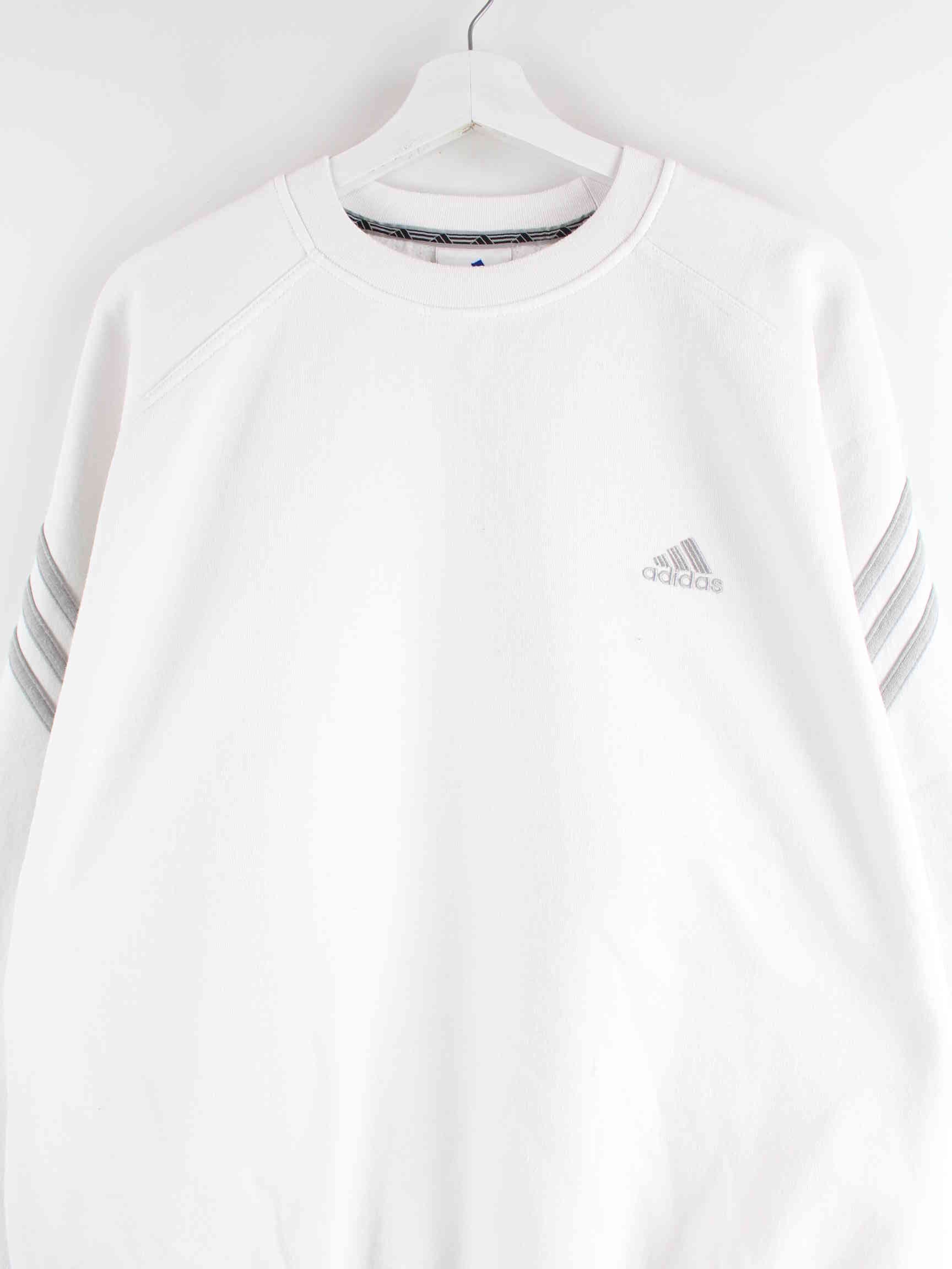 Adidas 90s Vintage Performance Sweater Weiß XXL (detail image 1)