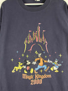 Disney 2000 Vintage Tommorowland Magic Print T-Shirt Blau XXL (detail image 1)