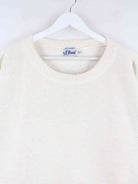 s. Oliver 90s Vintage Sailing Print Heavy T-Shirt Beige XL (detail image 1)