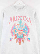 Vintage 90s Arizona Print Sweater Grau M (detail image 1)