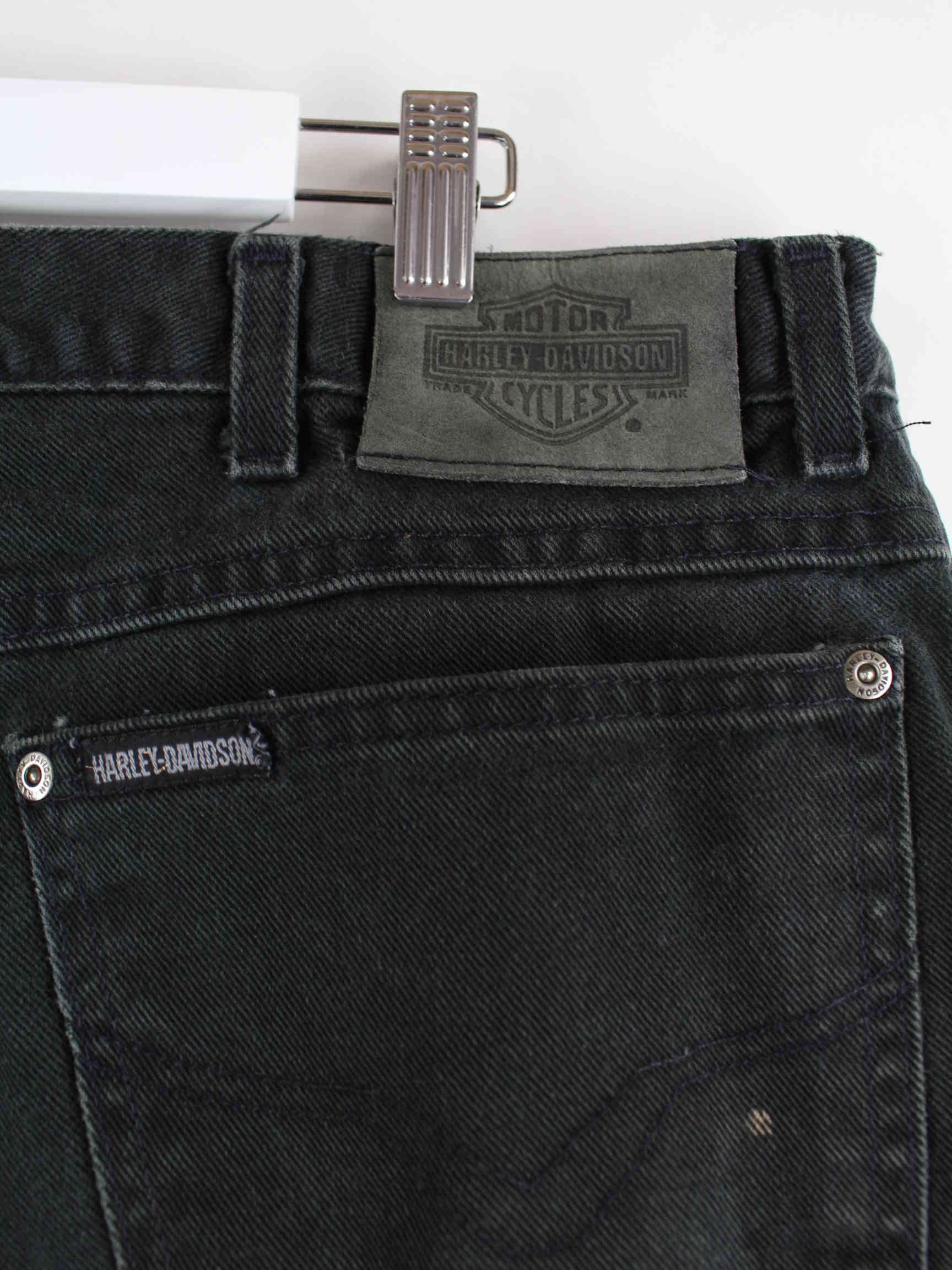 Hard Rock Cafe Relaxed Used Look Jeans Schwarz W42 L34 (detail image 3)