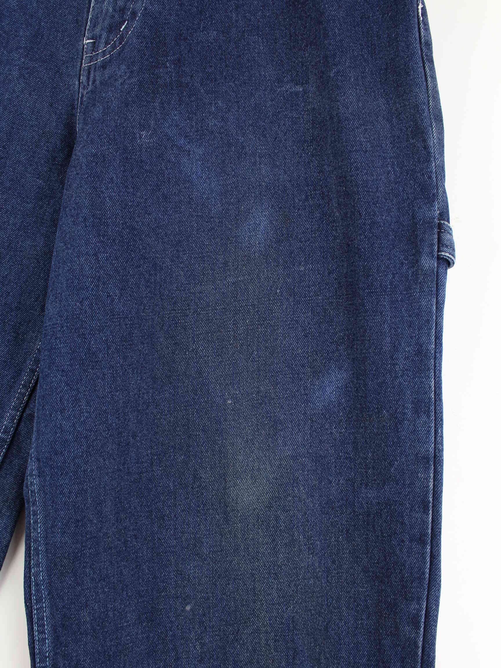 Vintage y2k Embroidered Carpenter Jeans Blau W36 L (detail image 1)