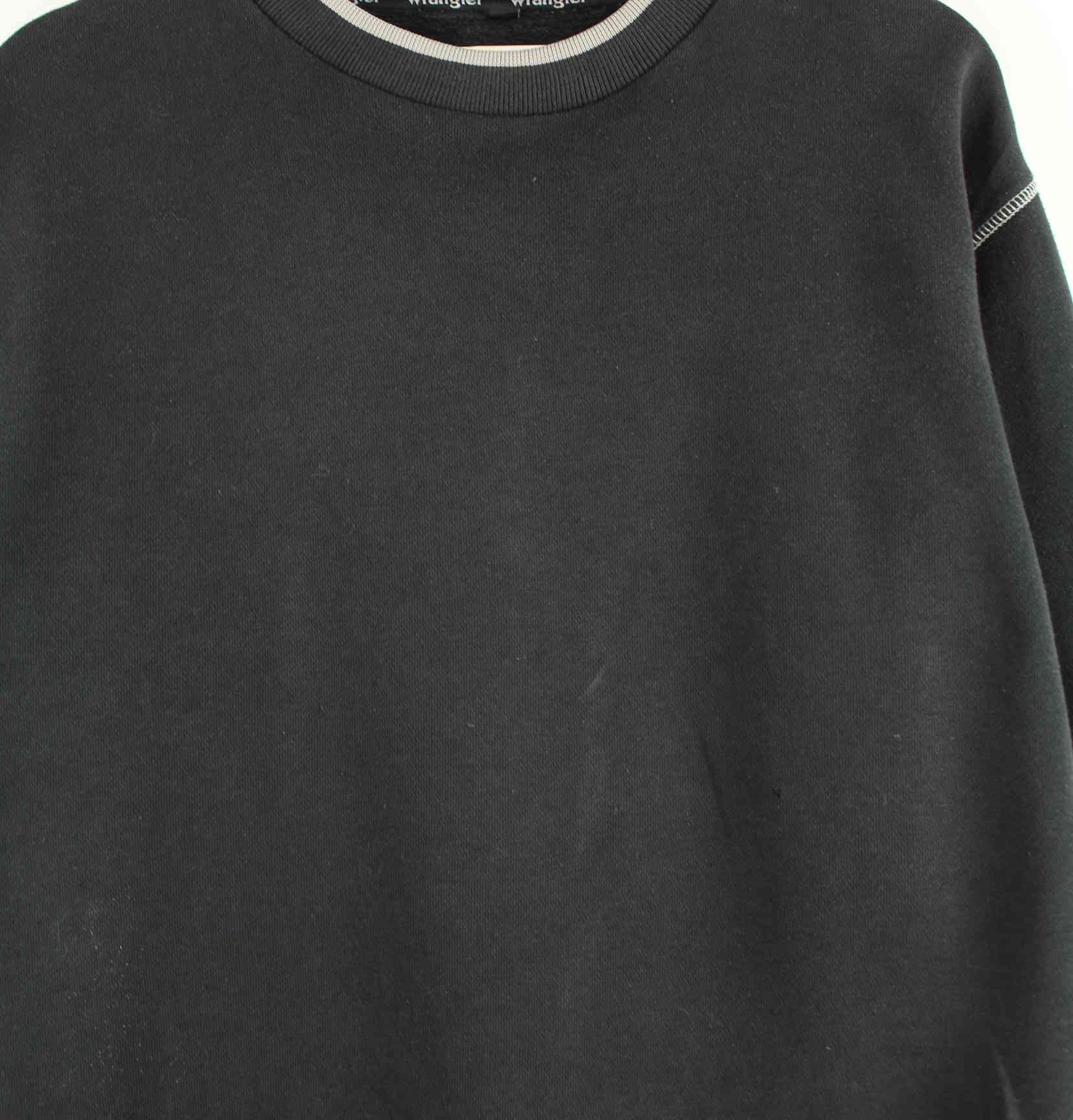 Wrangler 90s Sweater Schwarz S (detail image 1)