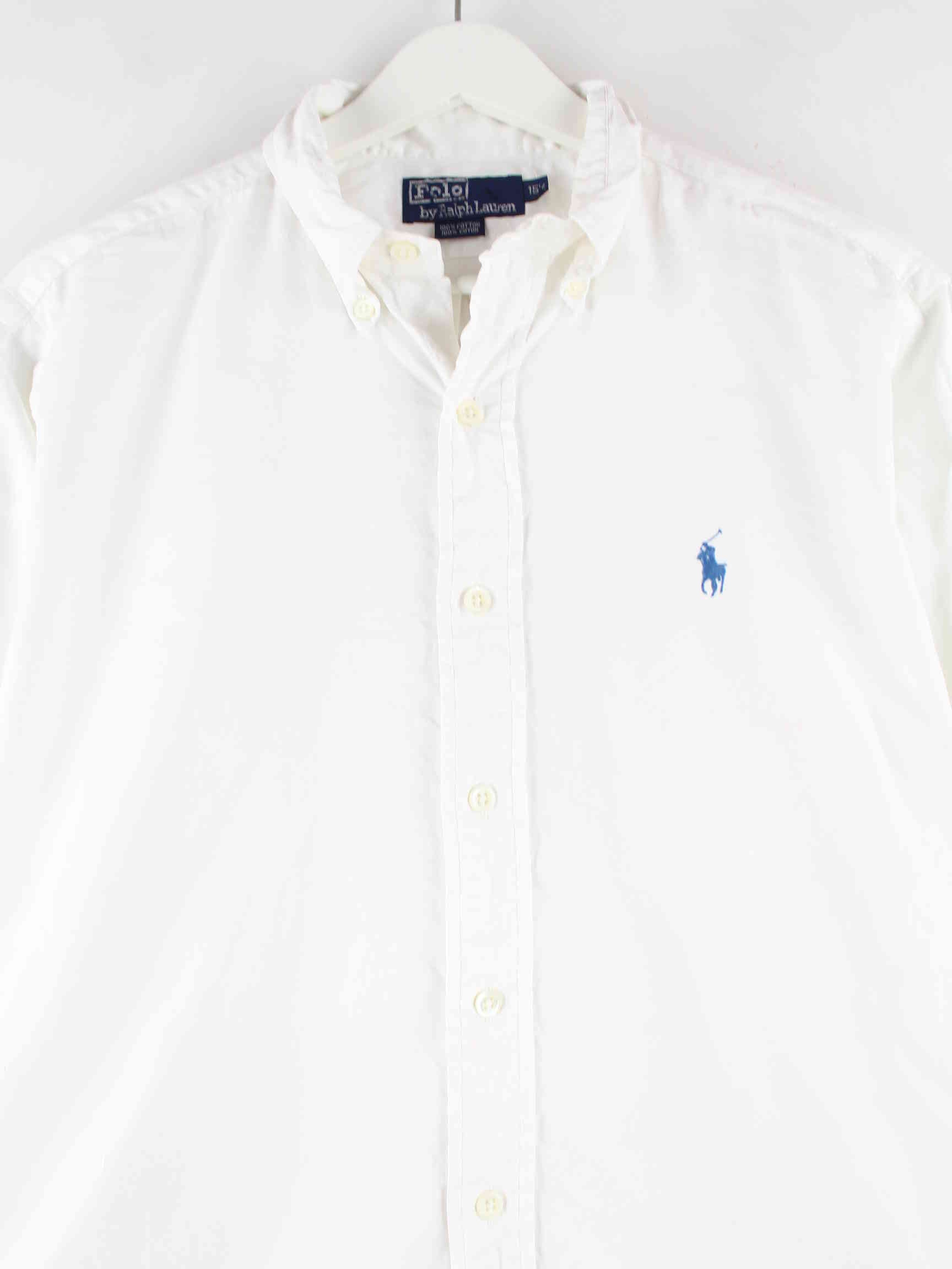 Ralph Lauren 90s Vintage Basic Hemd Weiß M (detail image 1)