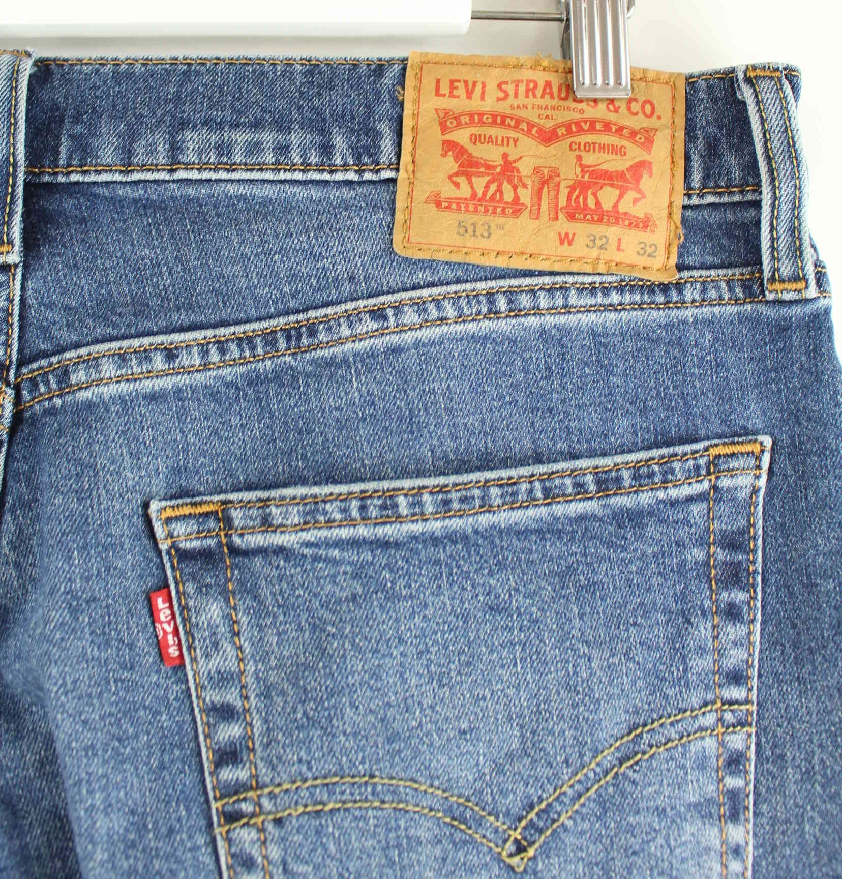 Levi's 513 Jeans Blau W32 L32 (detail image 1)