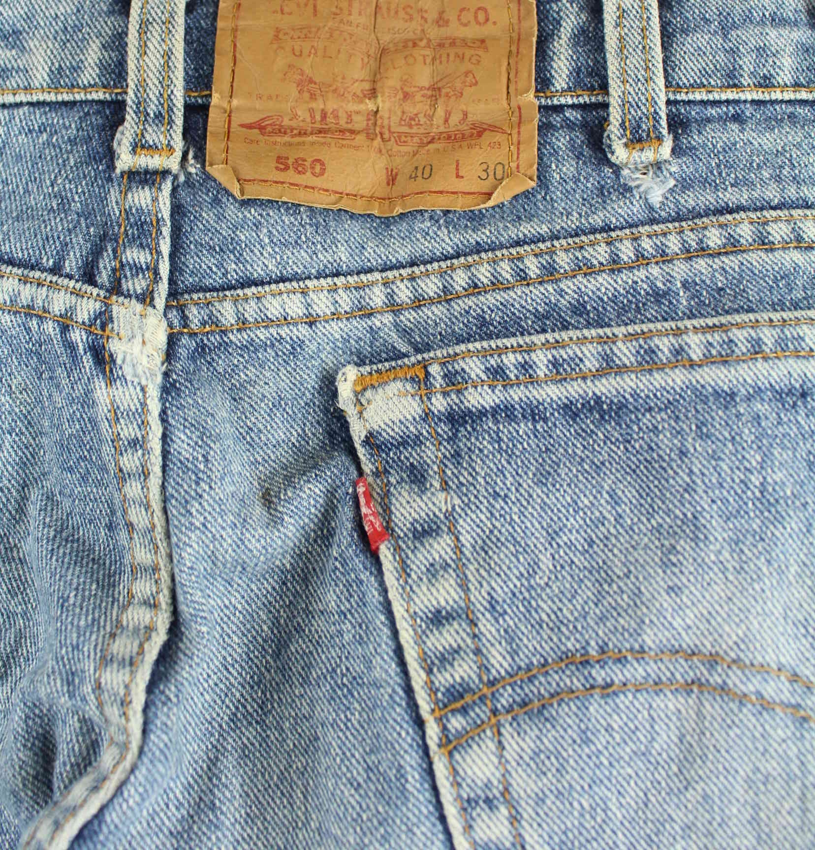 Levi's 90s Vintage 560 Jeans Blau W40 L30 (detail image 3)